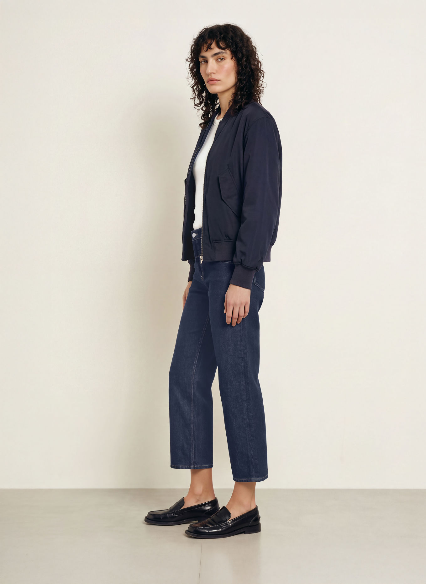 CLOSED Jeansy cropped STOVER-X: DBL DARK BLUE