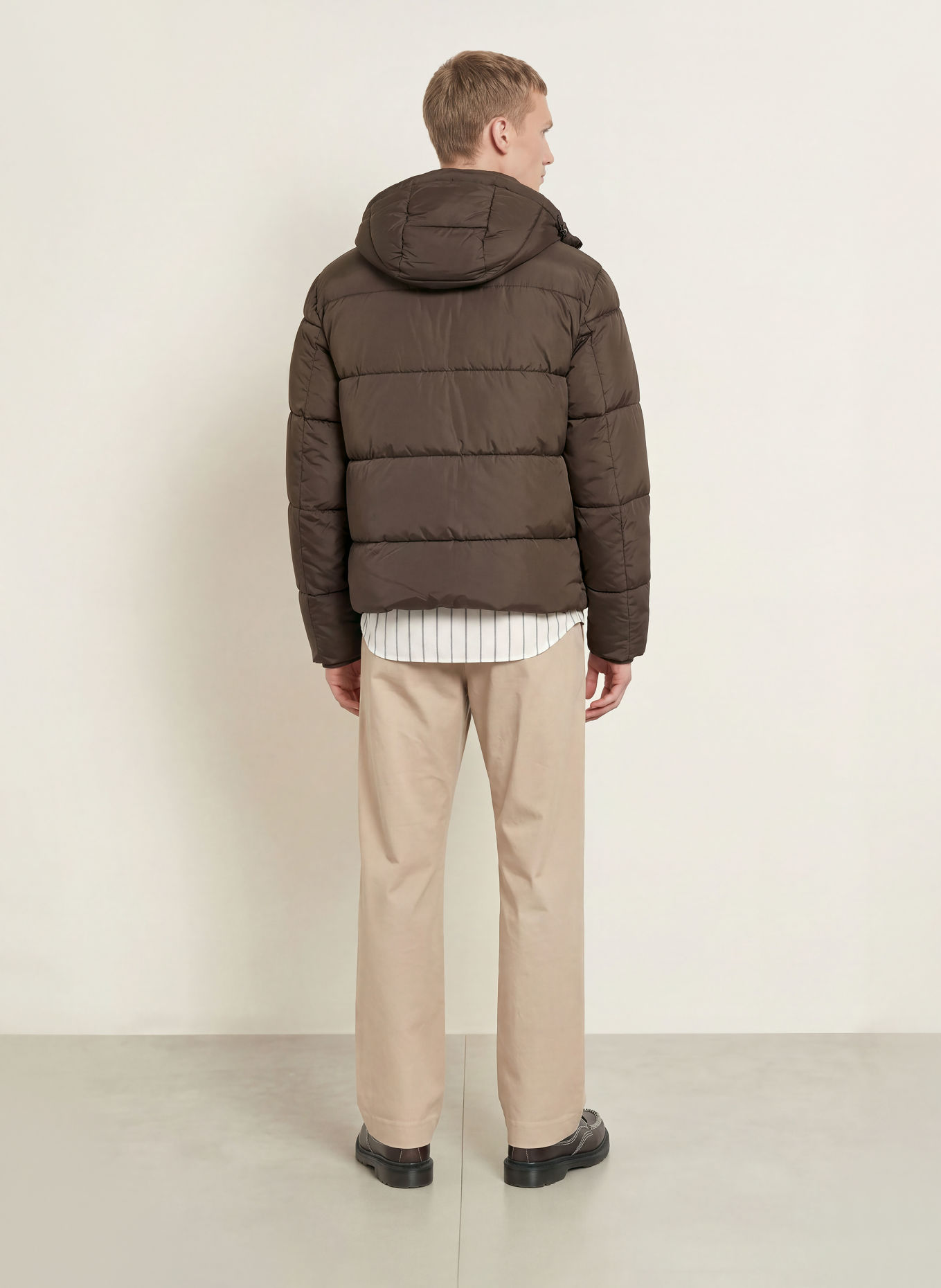 PAUL Veste matelassée: MARRON FONCÉ