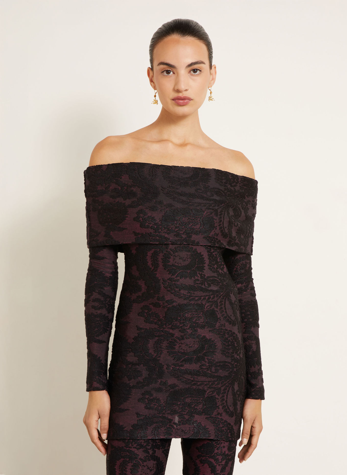 ETRO Robe de cocktail: LILAS FONCÉ / NOIR
