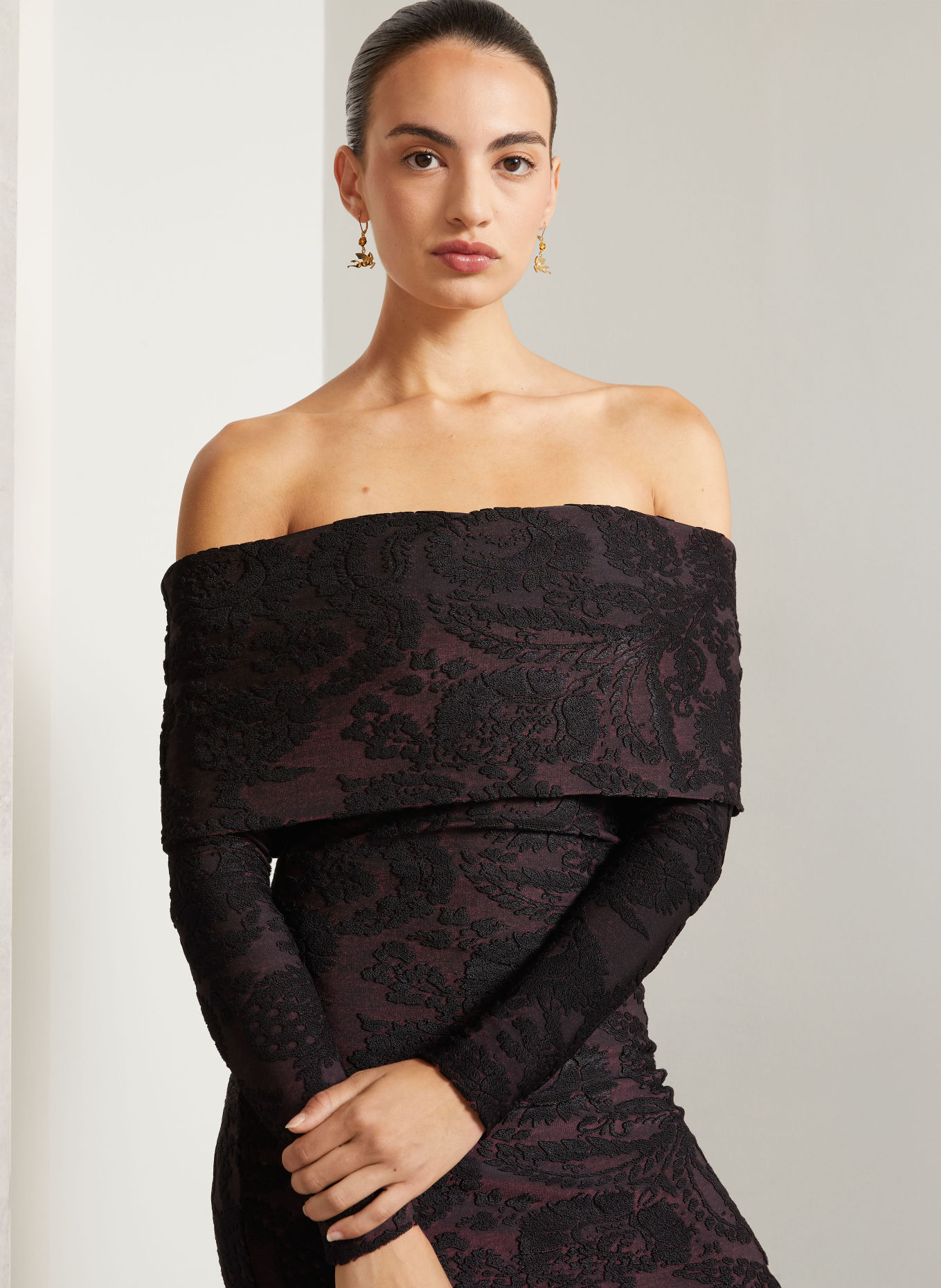 ETRO Robe de cocktail: LILAS FONCÉ / NOIR