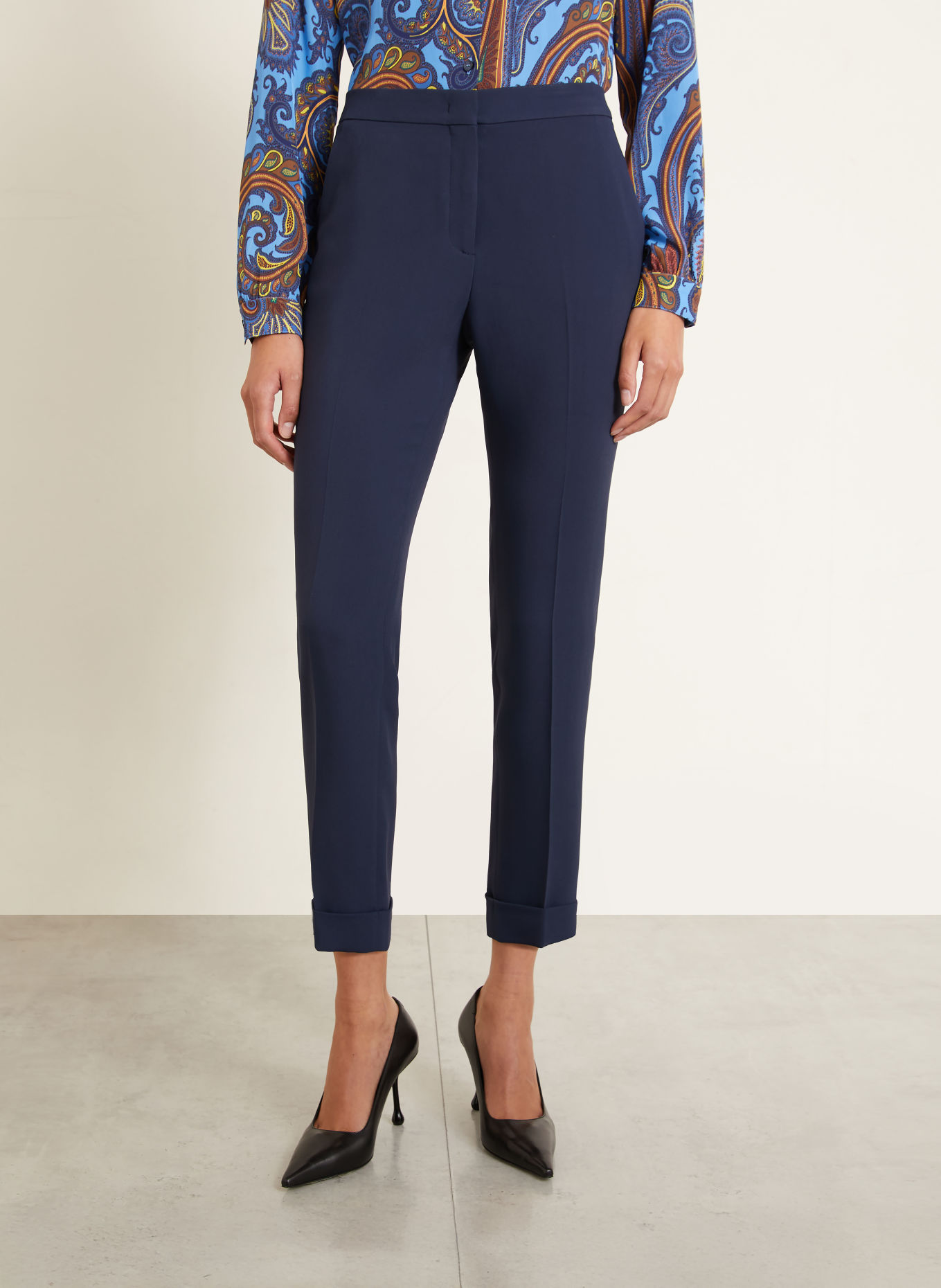 ETRO 7/8-length trousers: B0387