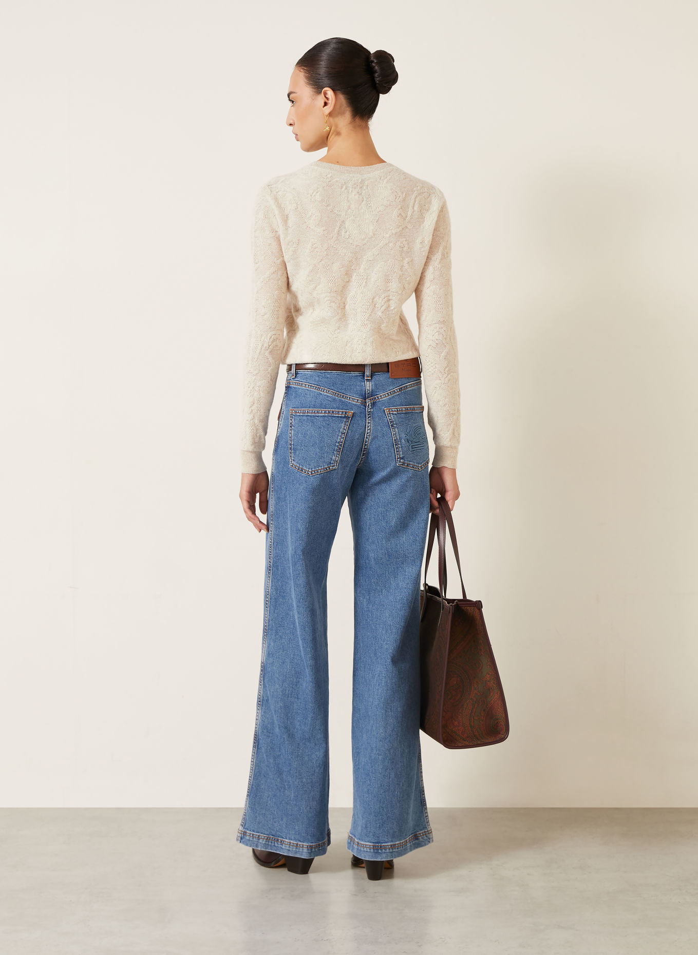 ETRO Sweter: BEŻOWY