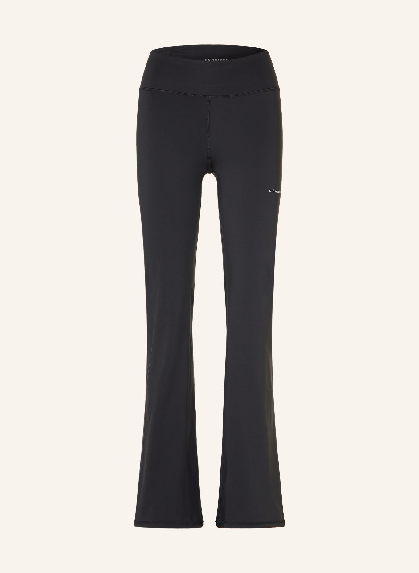 RÖHNISCH THERMAFLOW FLARE HIGH WAIST Leggings: BLACK