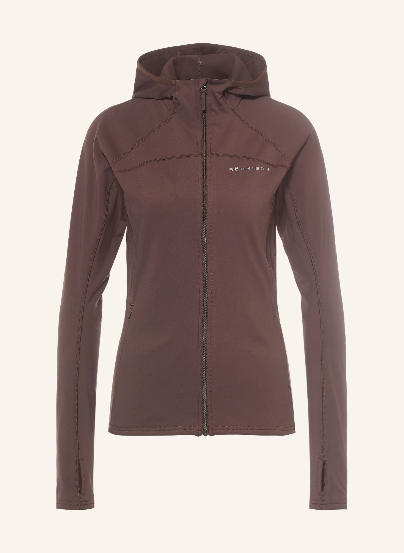 RÖHNISCH THERMAFLOW Mid-layer jacket: BROWN