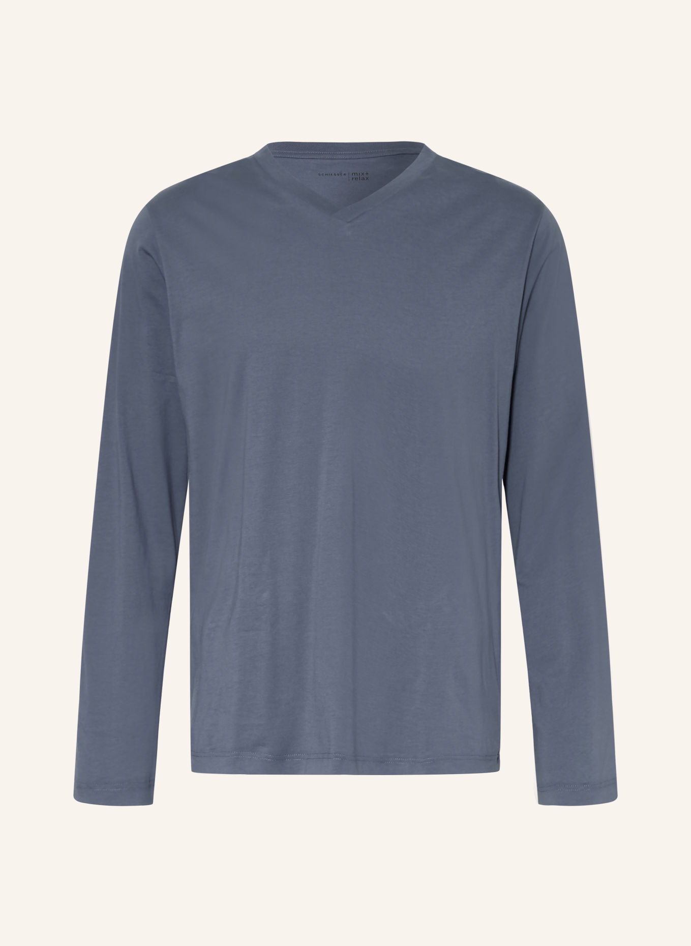 SCHIESSER Schlafshirt MIX + RELAX: BLAUGRAU