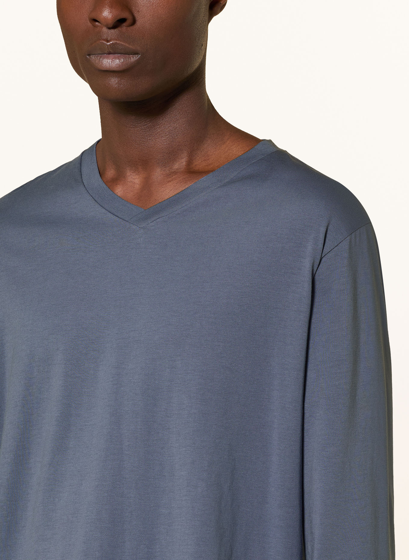 SCHIESSER Schlafshirt MIX + RELAX: BLAUGRAU