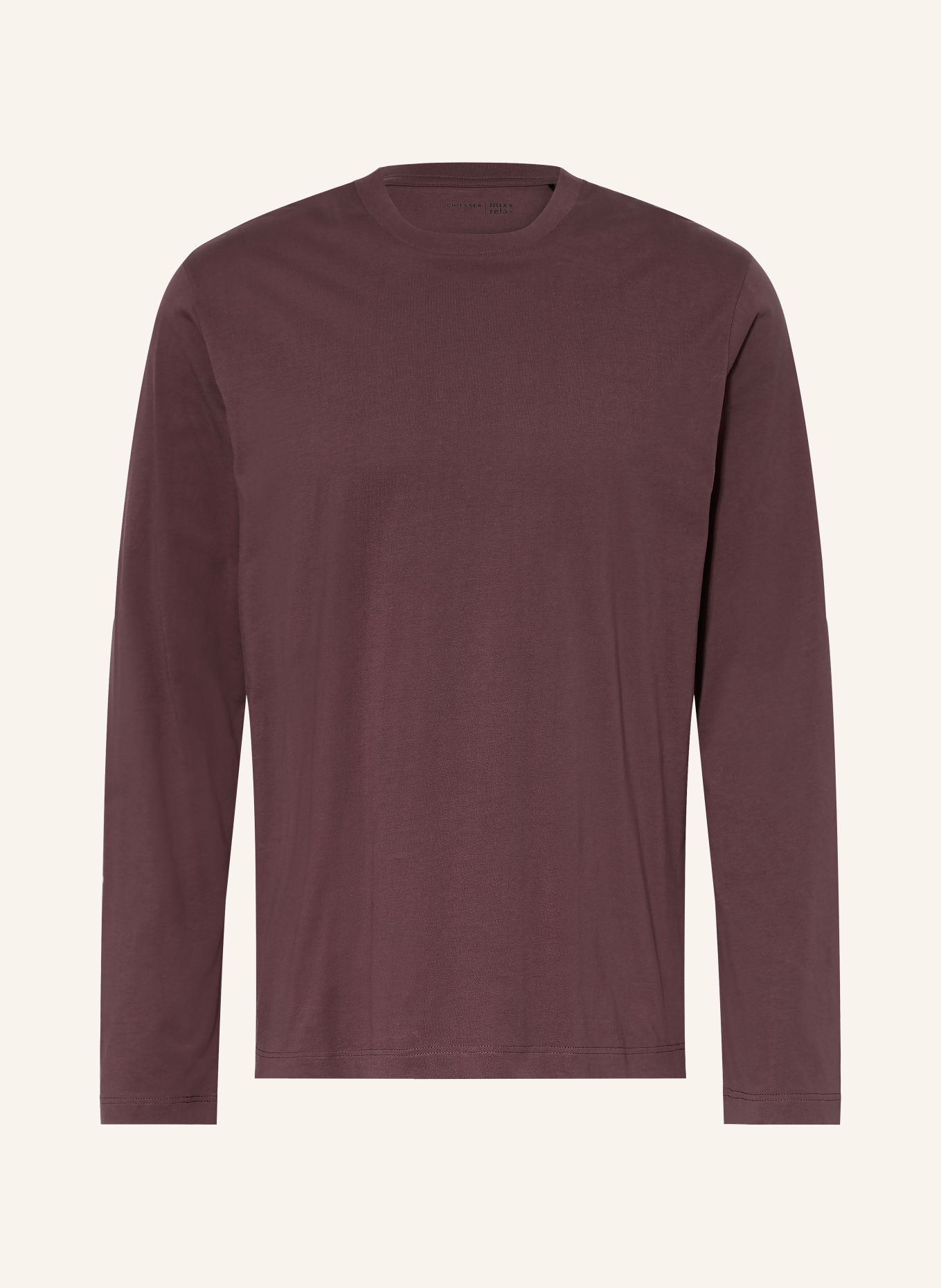 SCHIESSER Schlafshirt MIX + RELAX: DUNKELBRAUN