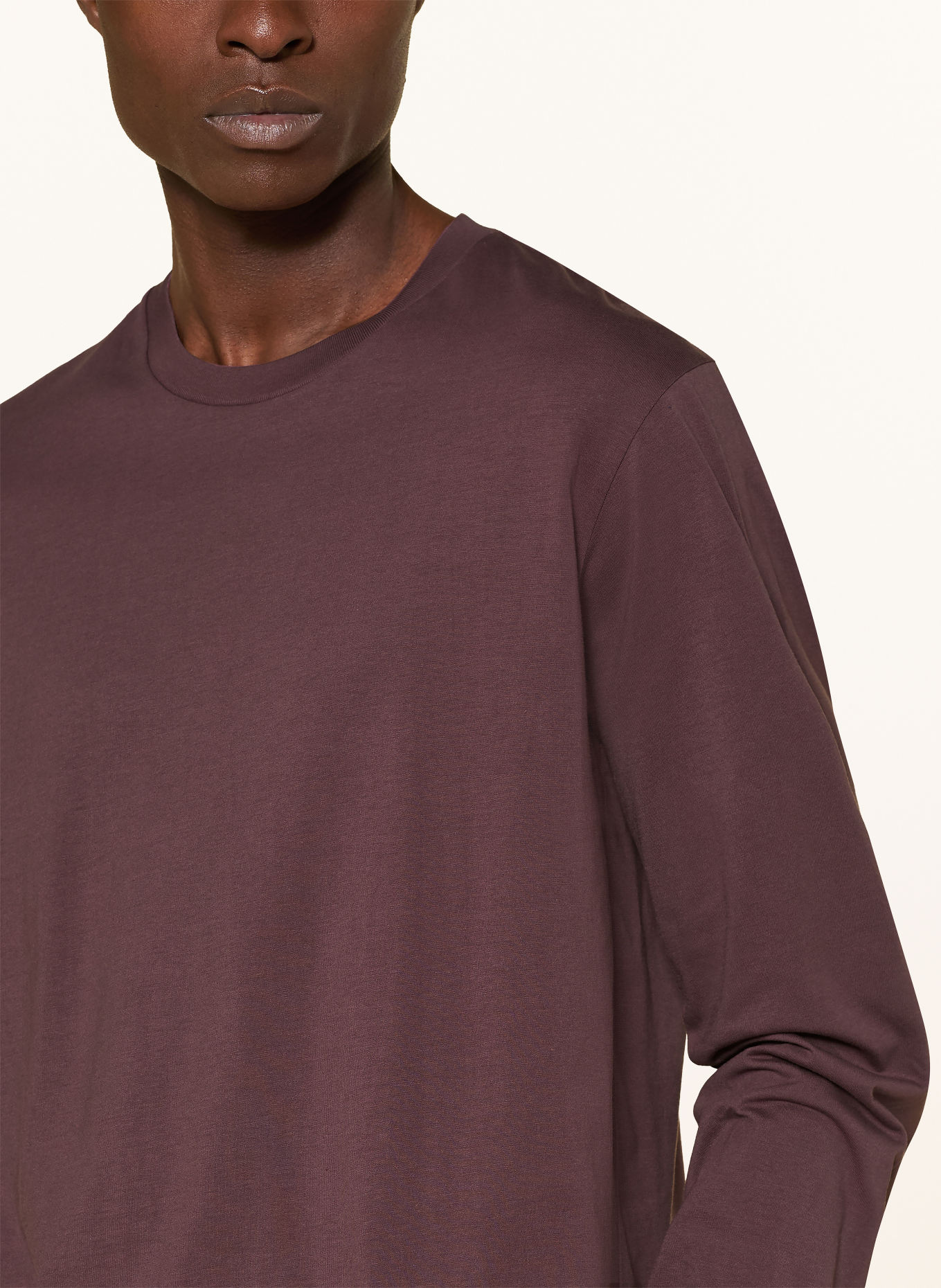 SCHIESSER Schlafshirt MIX + RELAX: DUNKELBRAUN