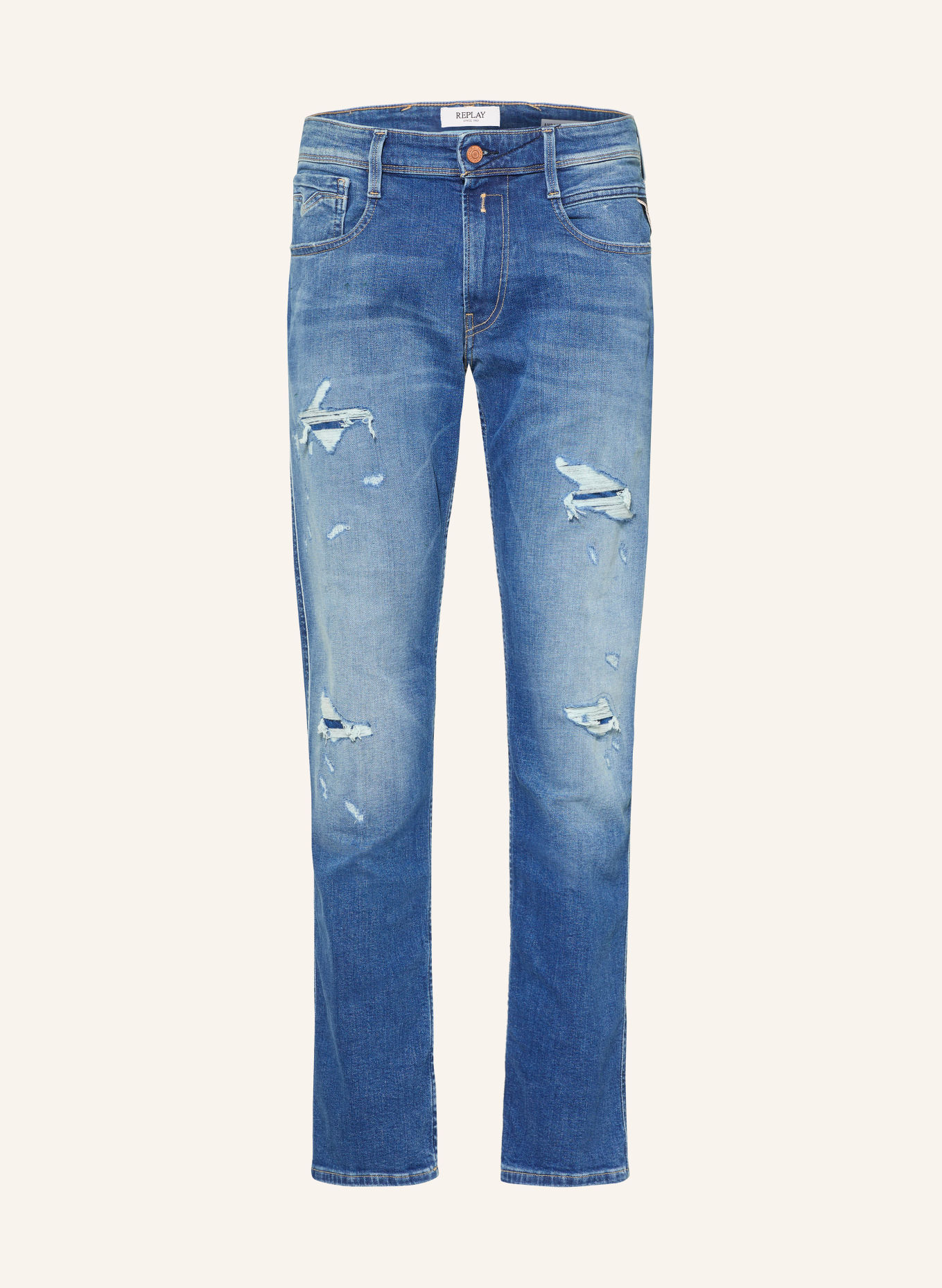 REPLAY Jeans i ekstra slim fit: C009 MEDIUM BLUE