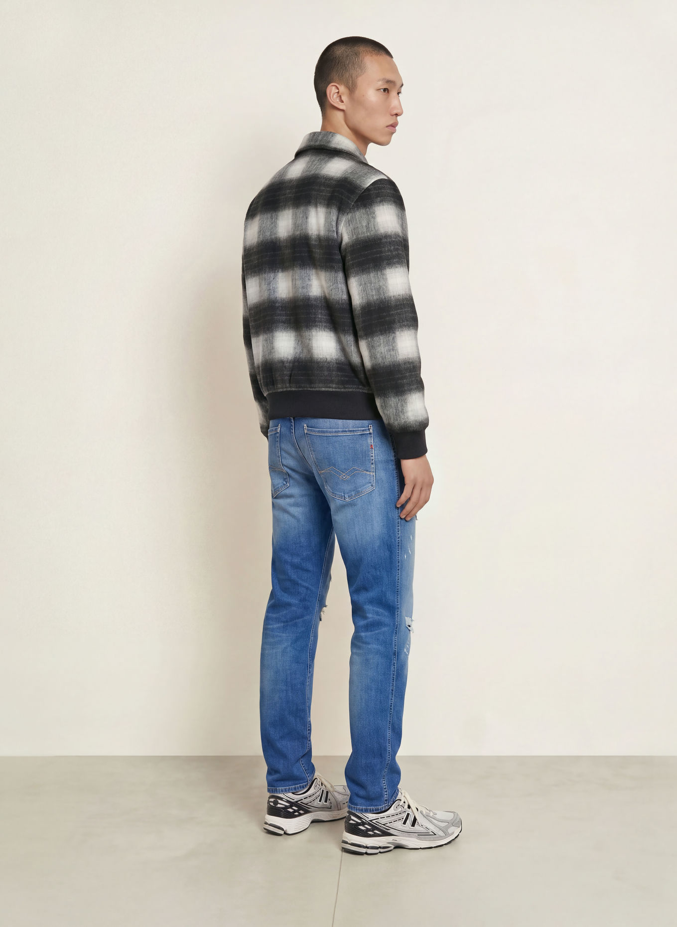 REPLAY Jeans i ekstra slim fit: C009 MEDIUM BLUE