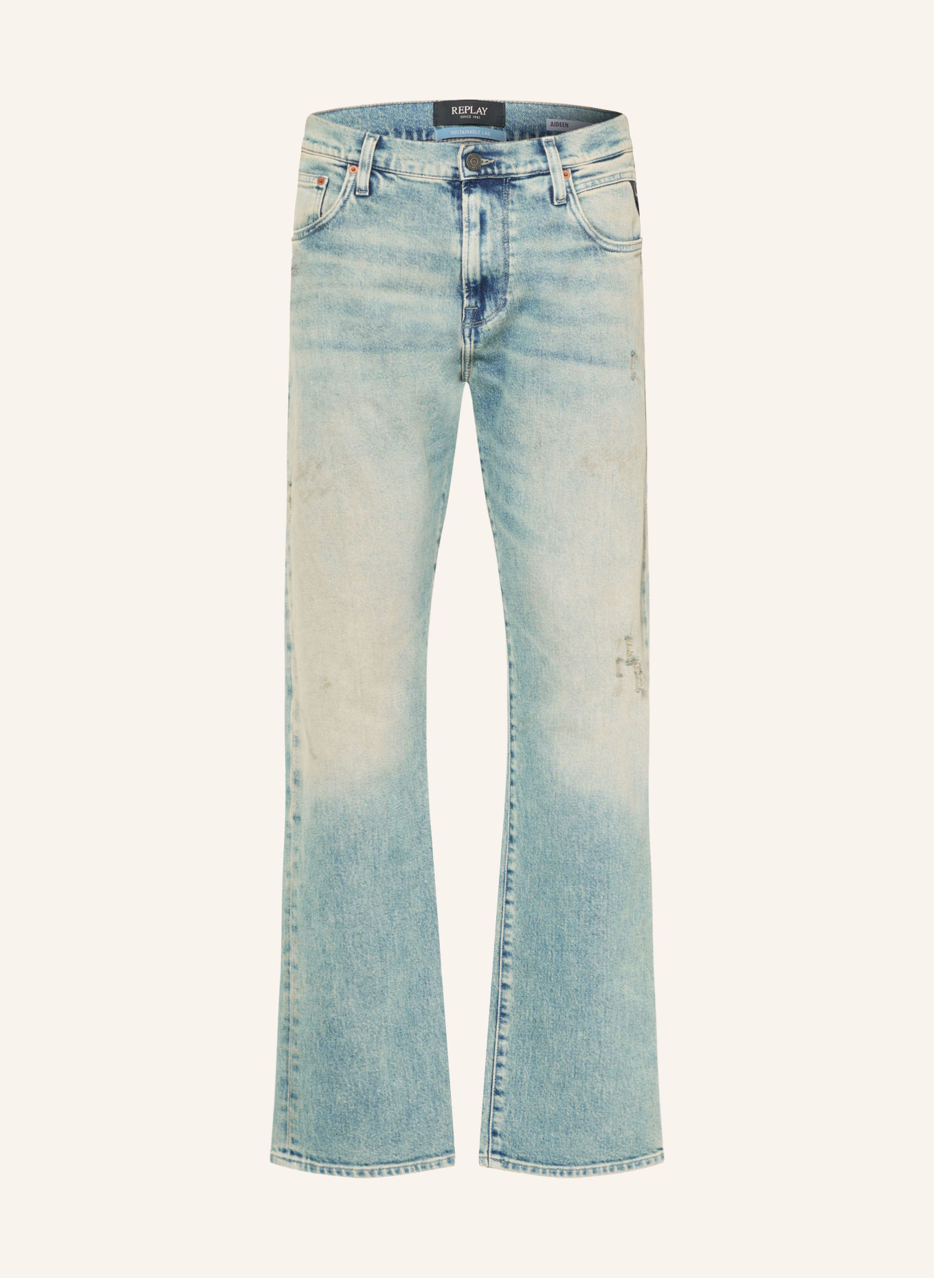 REPLAY Jeans AIDEEN Straight Fit: C010 Light Blue