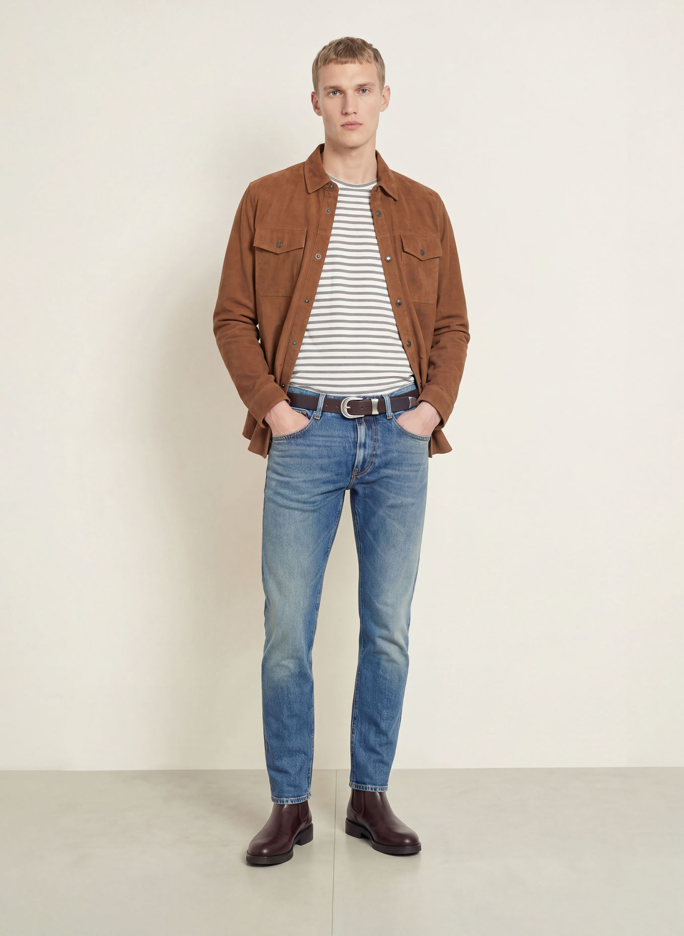 REPLAY Jeans ANBASS Slim Fit: C009 MEDIUM BLUE