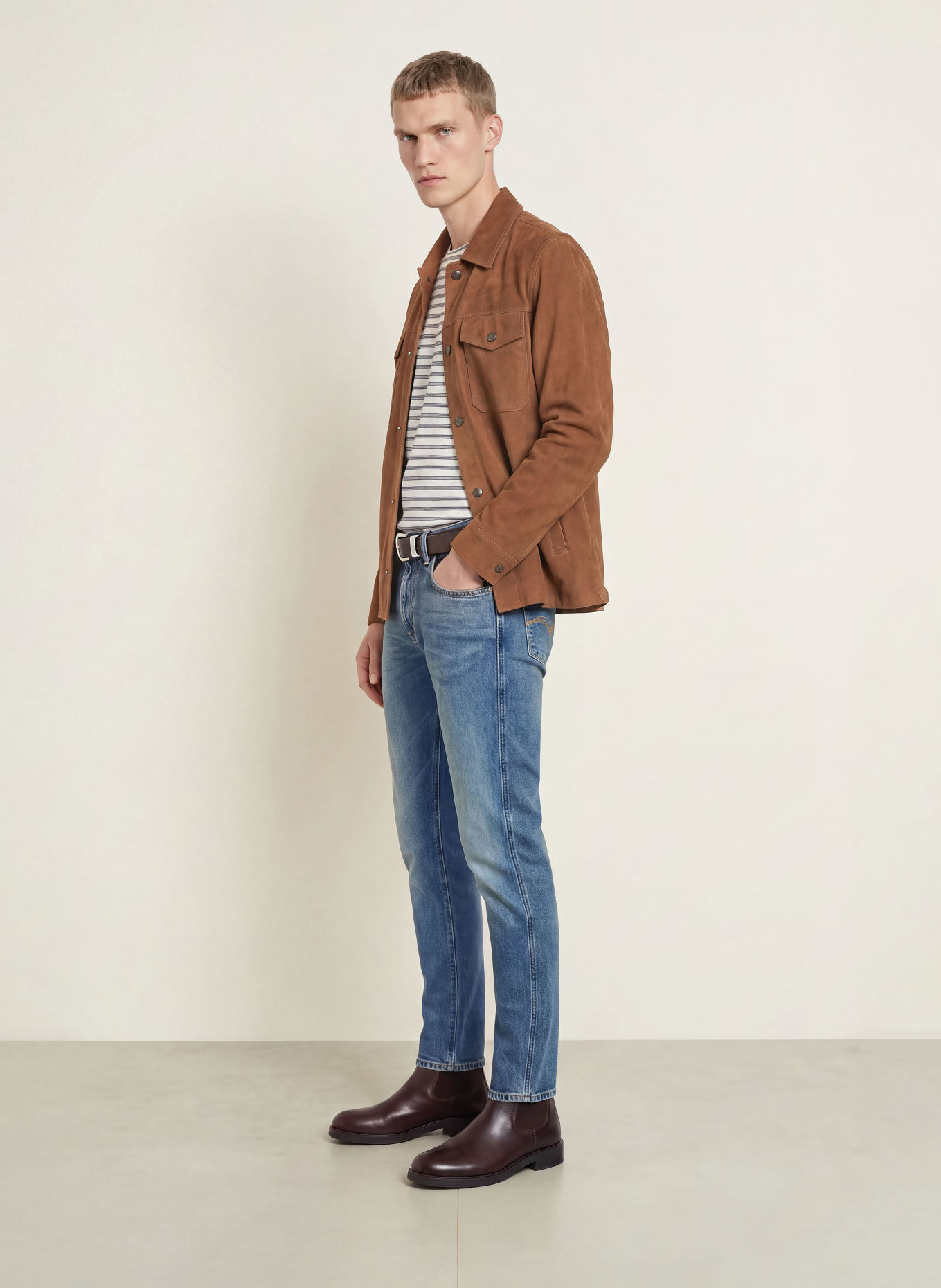 REPLAY Jeans ANBASS Slim Fit: C009 MEDIUM BLUE
