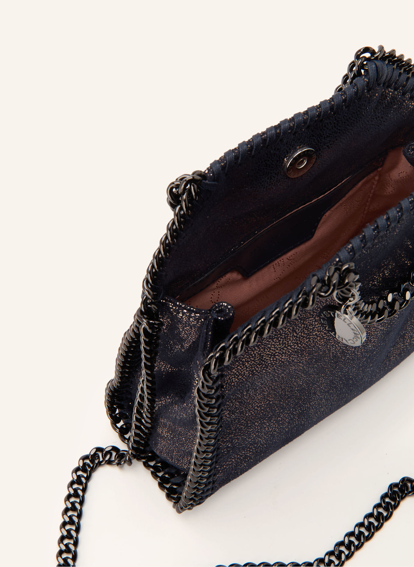 STELLA McCARTNEY FALABELLA MINI Crossbody Bag: DARK BLUE