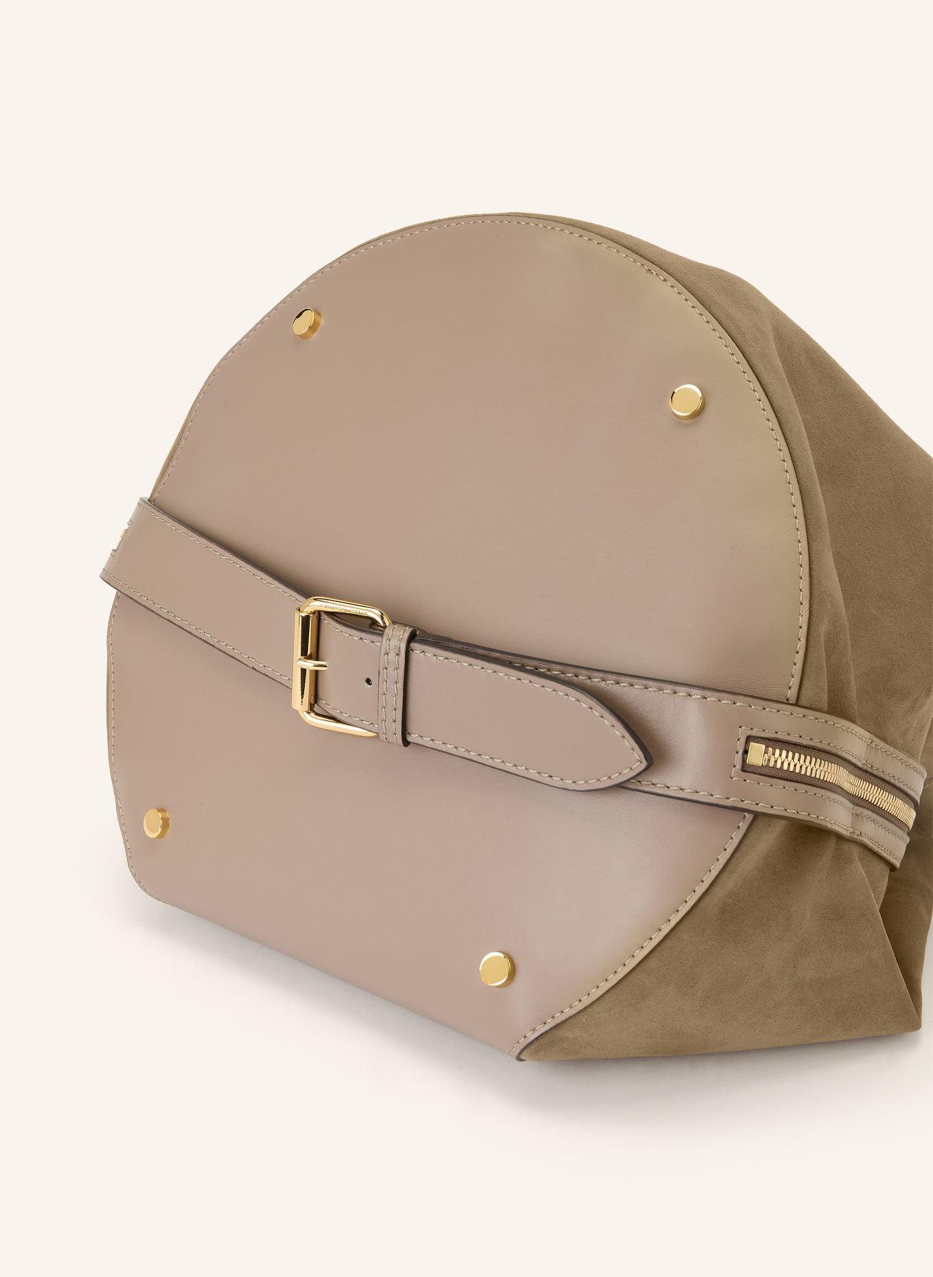 STELLA McCARTNEY Schultertasche APPALOOSA MEDIUM: KHAKI / GOLD