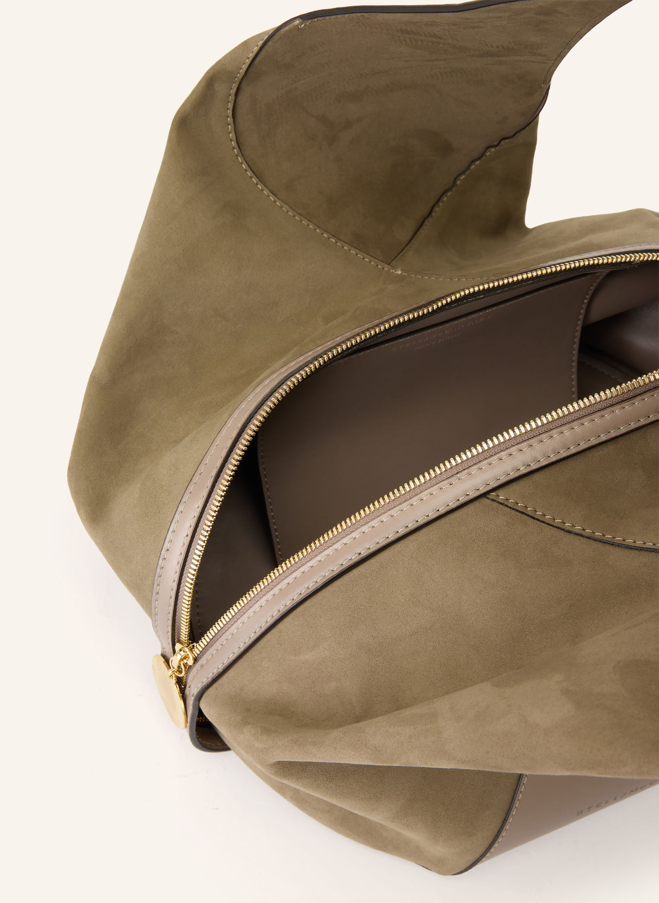 STELLA McCARTNEY Schultertasche APPALOOSA MEDIUM: KHAKI / GOLD