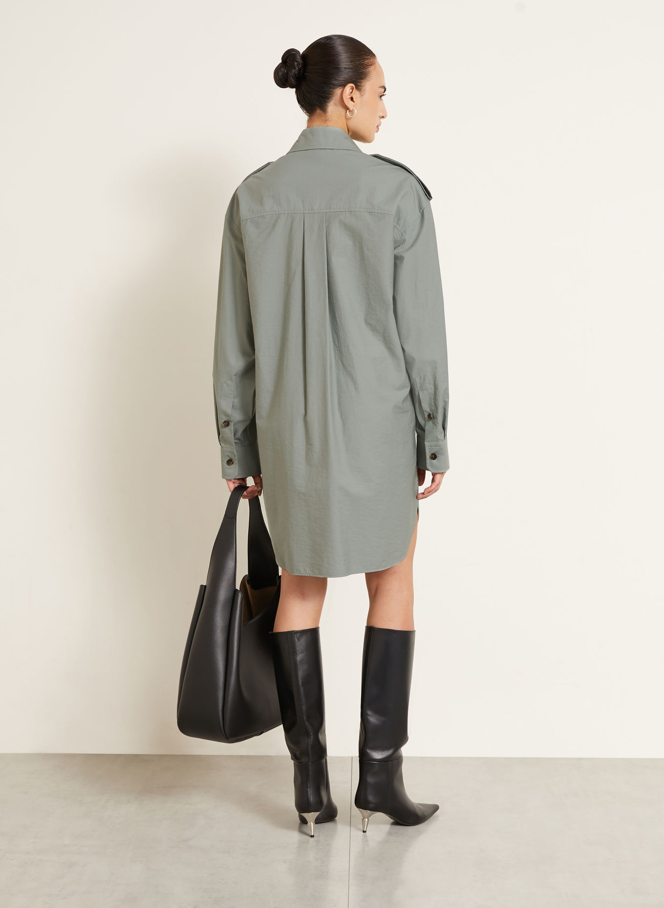 STELLA McCARTNEY Robe chemise: MENTHE