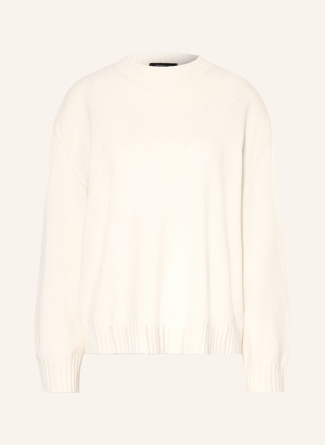 FABIANA FILIPPI Pullover mit Merinowolle: WEISS