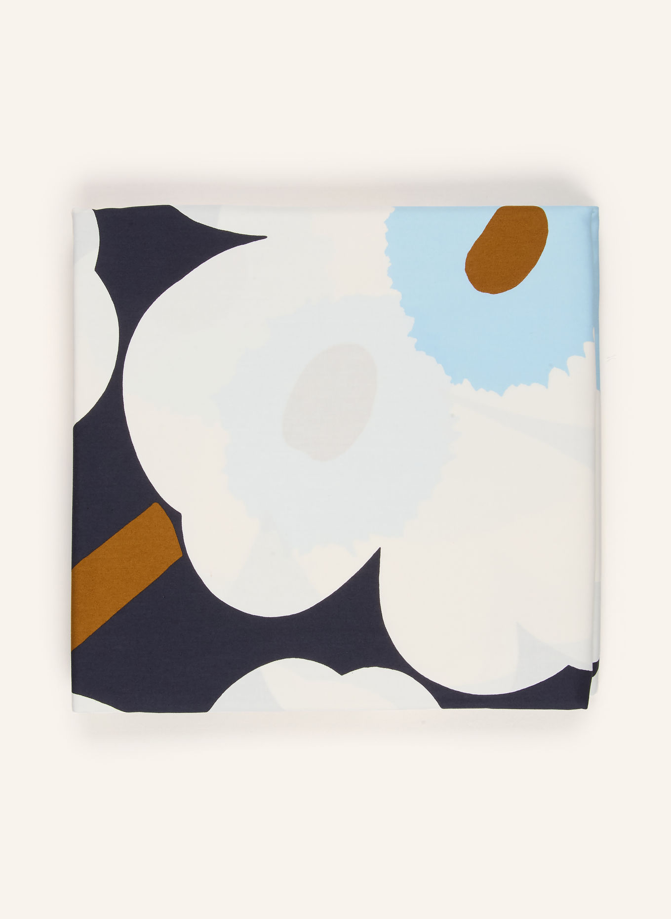 marimekko Poszewka na kołdrę UNIKKO: KREMOWY / KHAKI / GRANATOWY