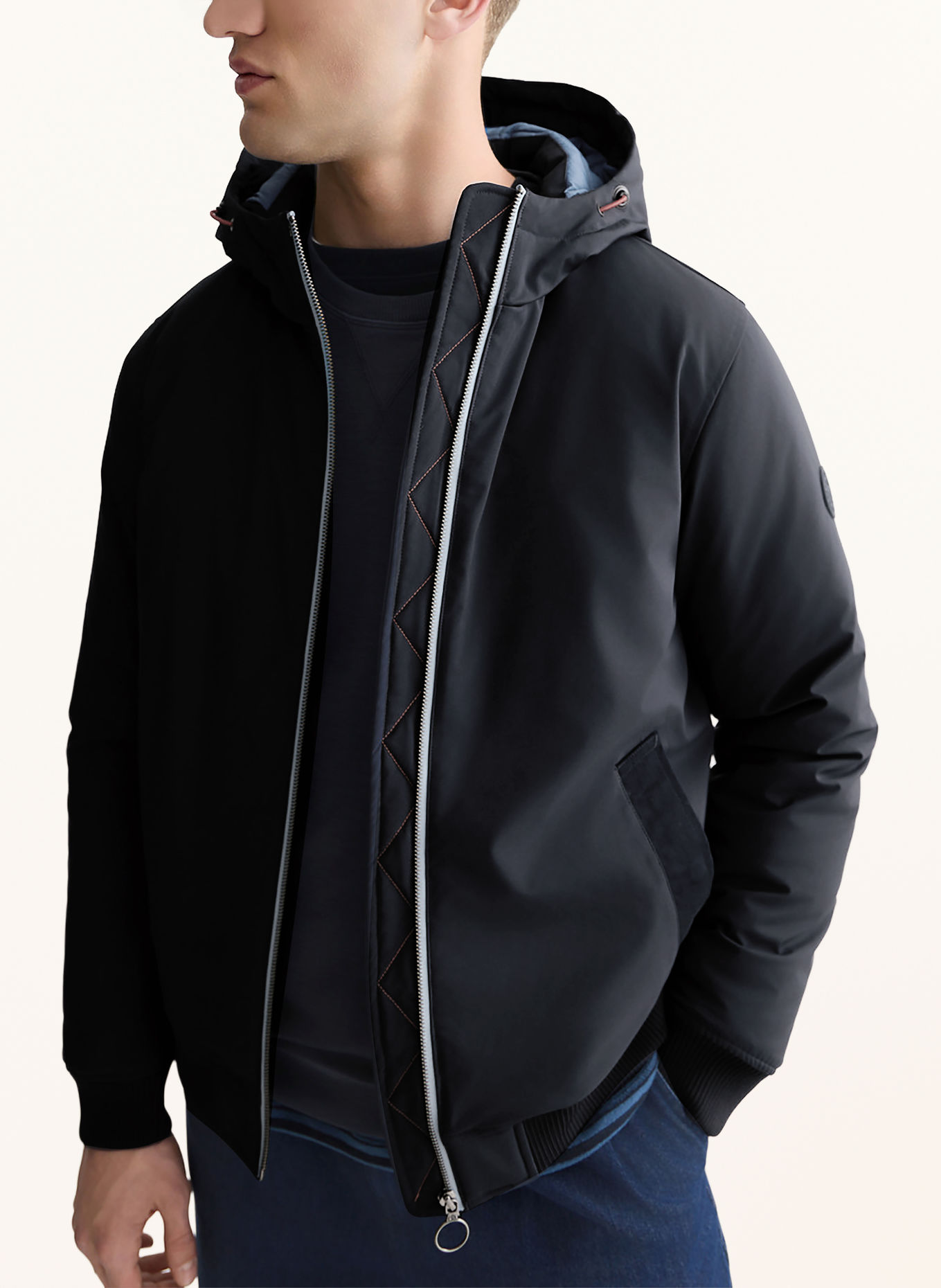 SCOTCH & SODA Softshelljas: DONKERBLAUW