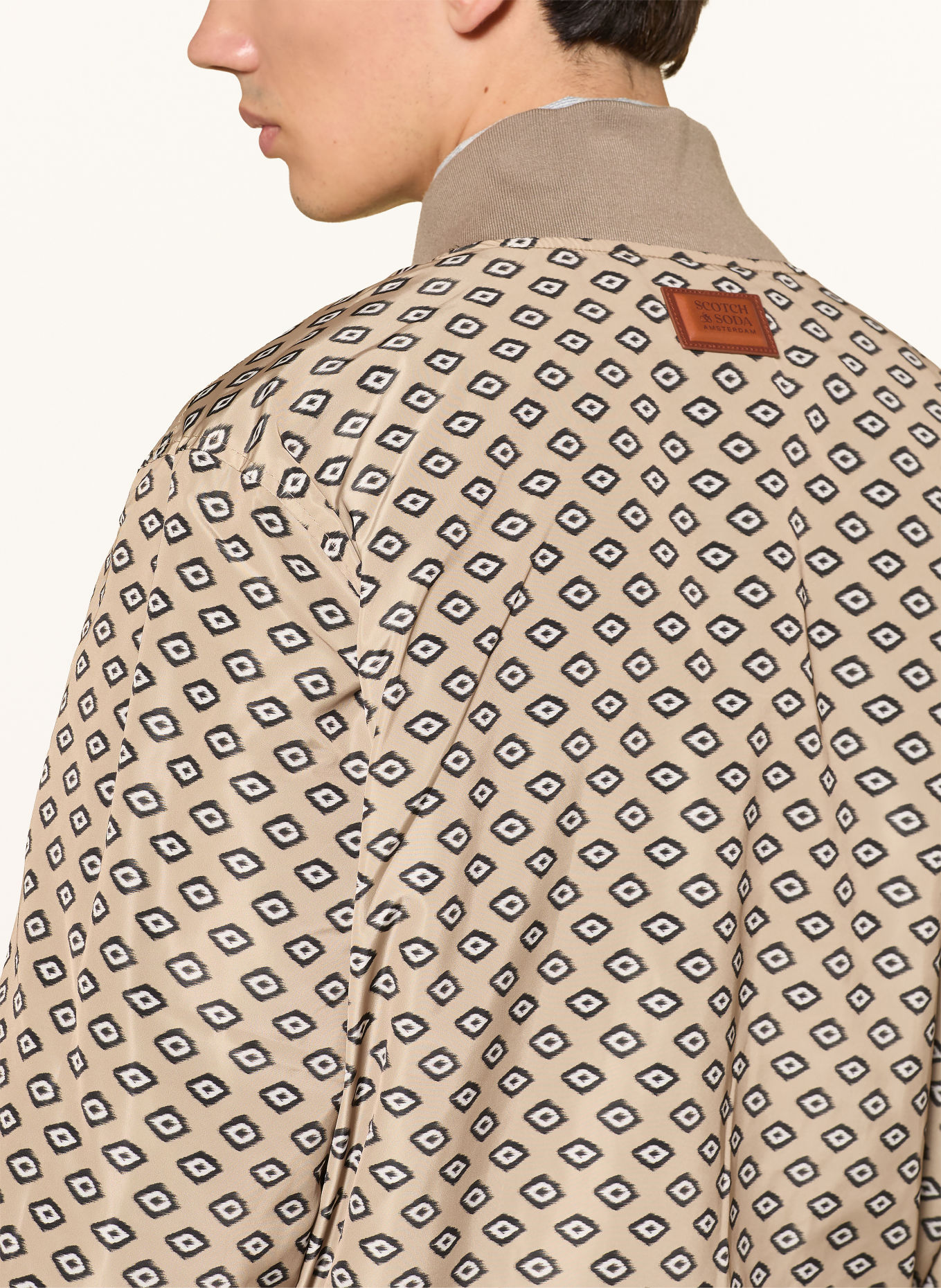 SCOTCH & SODA Jachetă reversibilă: VERDE ÎNCHIS / CAMEL / ECRU