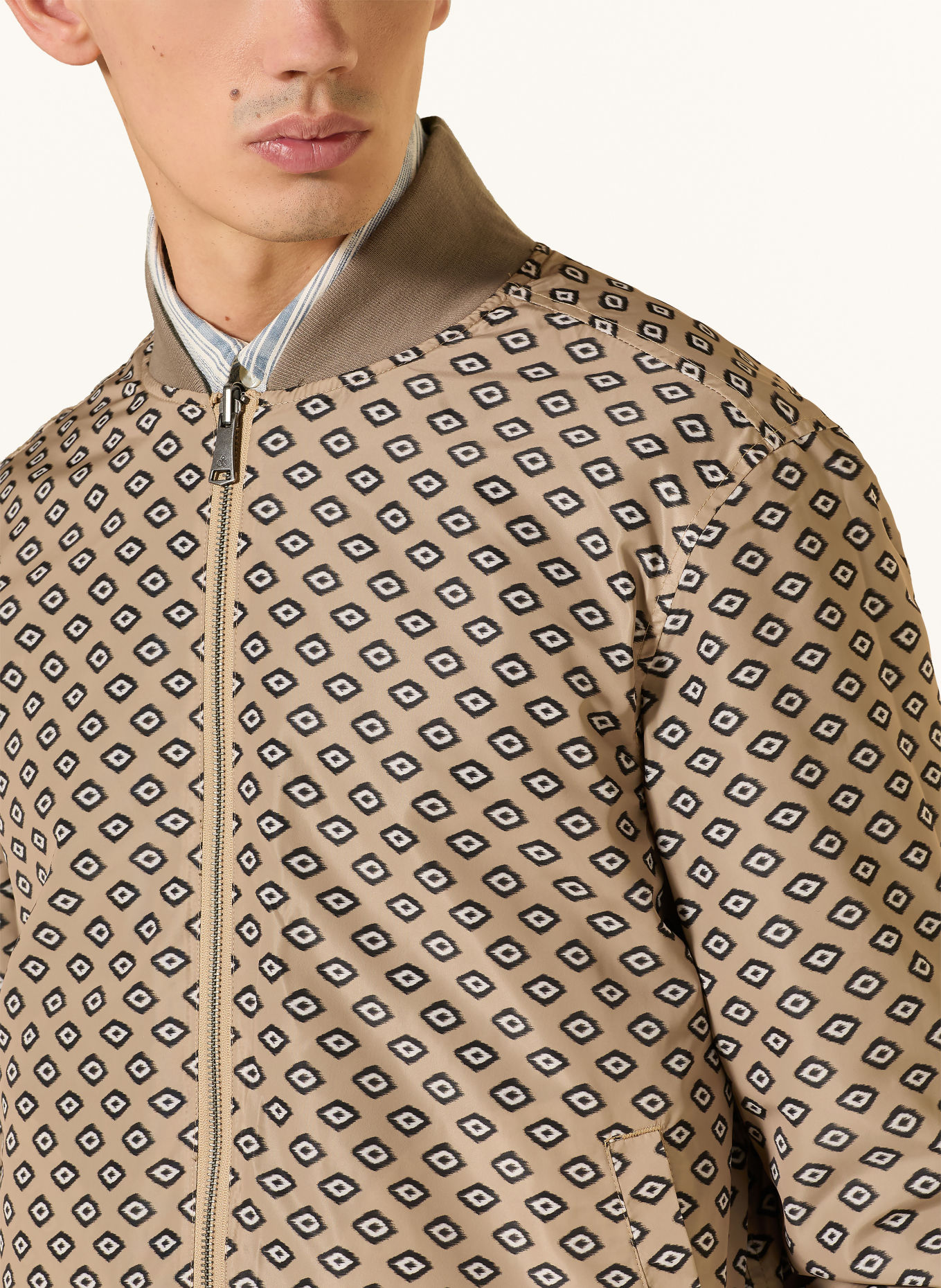 SCOTCH & SODA Jachetă reversibilă: VERDE ÎNCHIS / CAMEL / ECRU