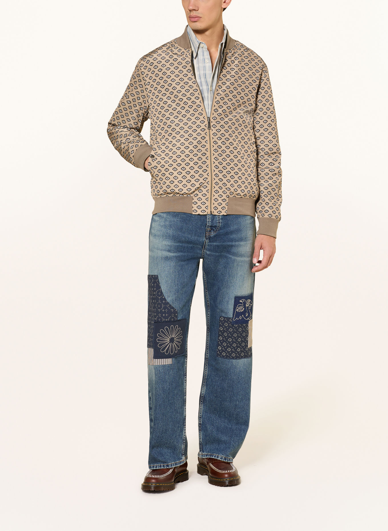 SCOTCH & SODA Jachetă reversibilă: VERDE ÎNCHIS / CAMEL / ECRU