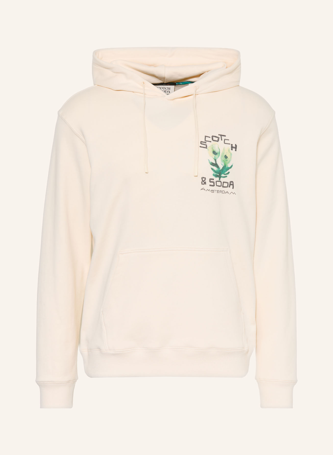 SCOTCH & SODA Huvtröja: GRÄDDE / PETROL / SVART