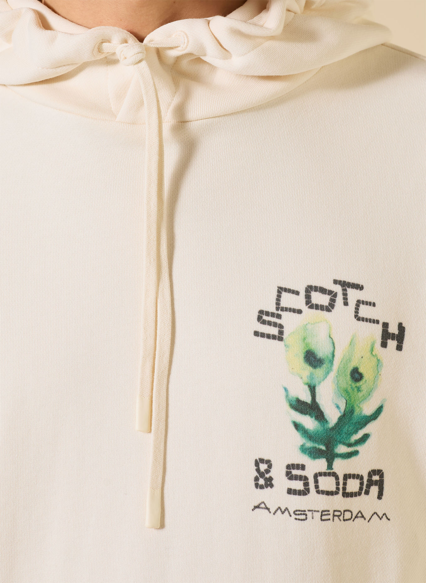 SCOTCH & SODA Huvtröja: GRÄDDE / PETROL / SVART