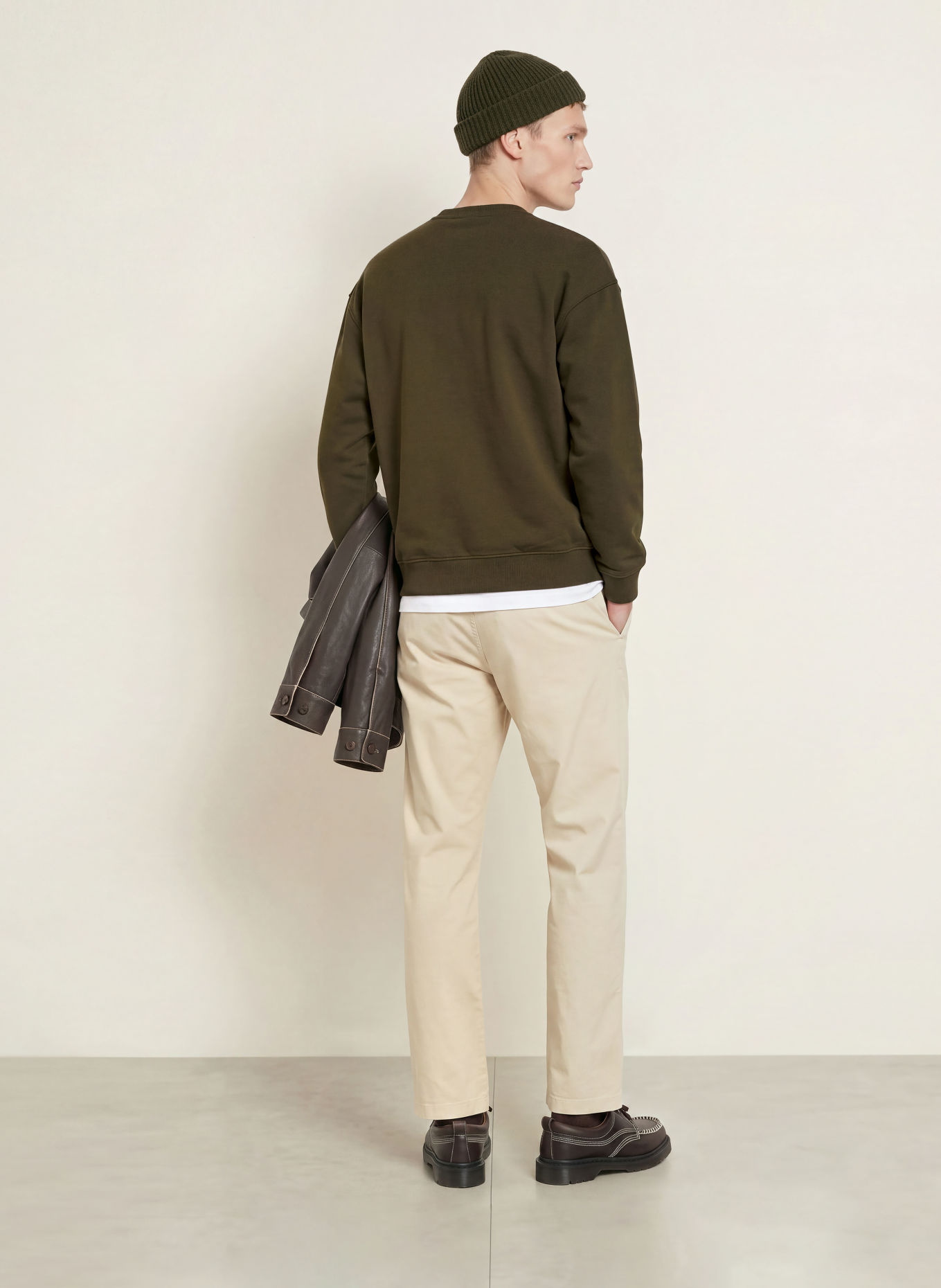 SCOTCH & SODA Hanorac: VERDE ÎNCHIS / ECRU / PETROL