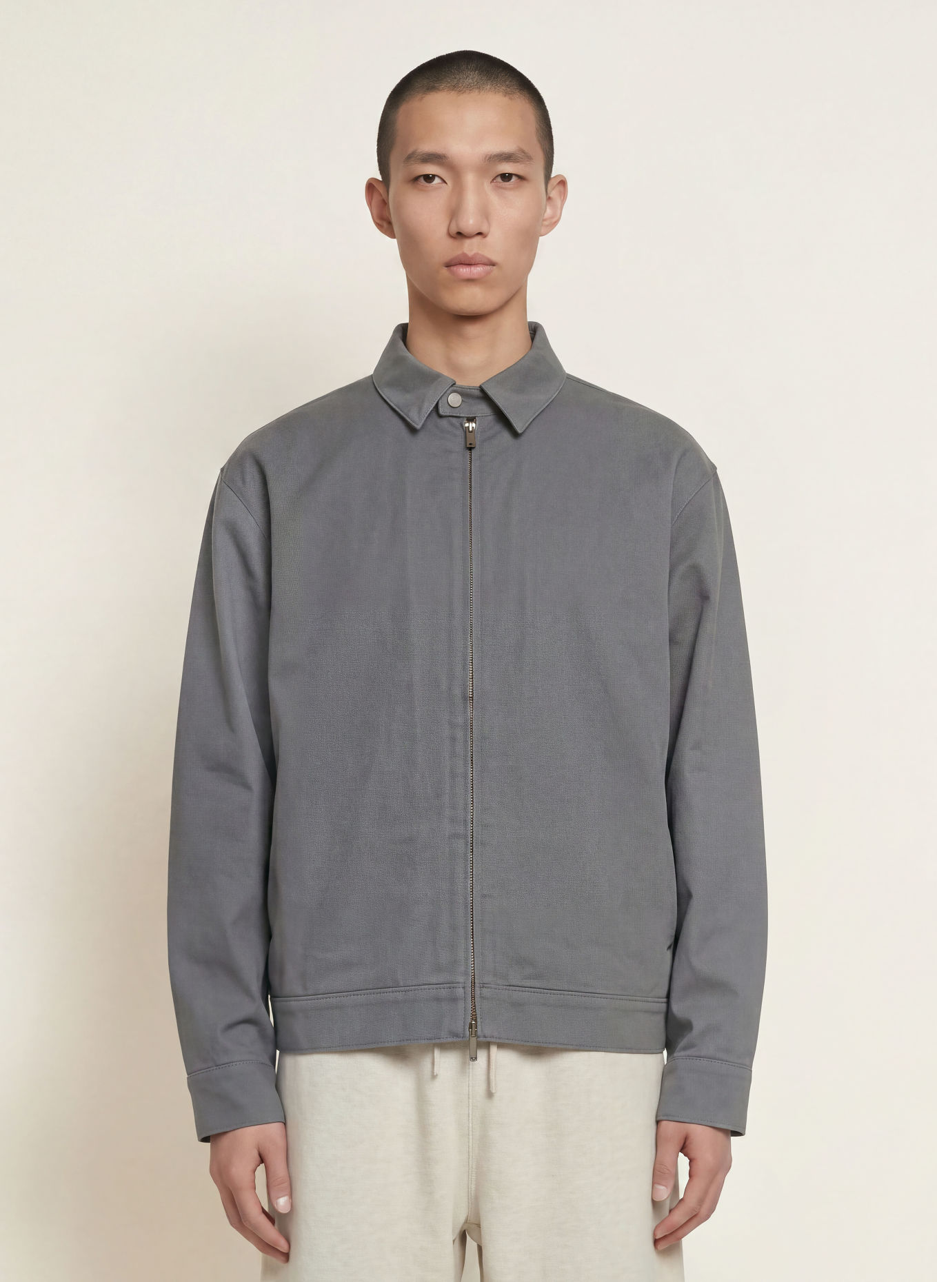 ESSENTIALS - FEAR OF GOD Cămașă largă: GRI ÎNCHIS