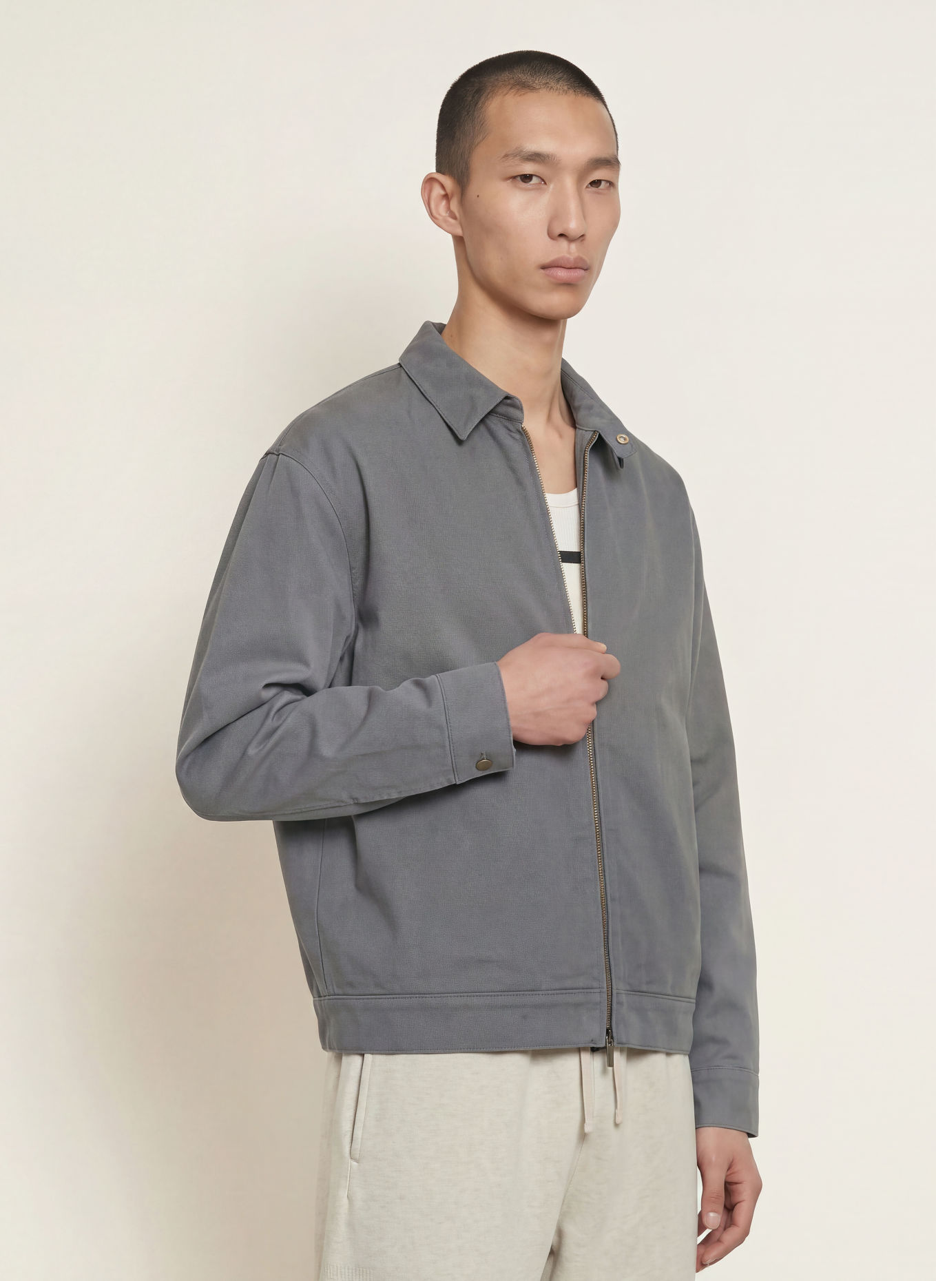 ESSENTIALS - FEAR OF GOD Cămașă largă: GRI ÎNCHIS