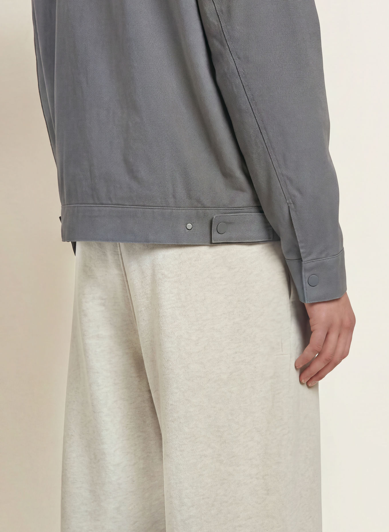 ESSENTIALS - FEAR OF GOD Cămașă largă: GRI ÎNCHIS