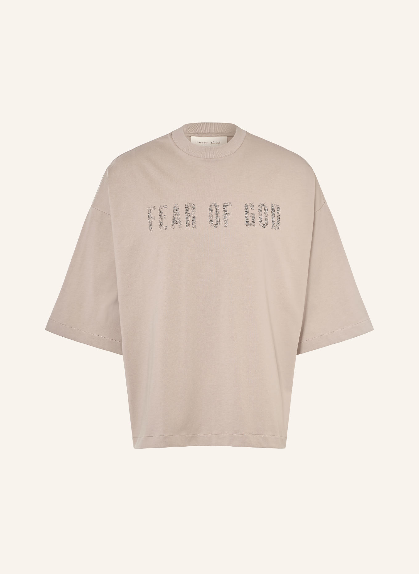 ESSENTIALS - FEAR OF GOD Shirt met 3/4-mouwen: TAUPE