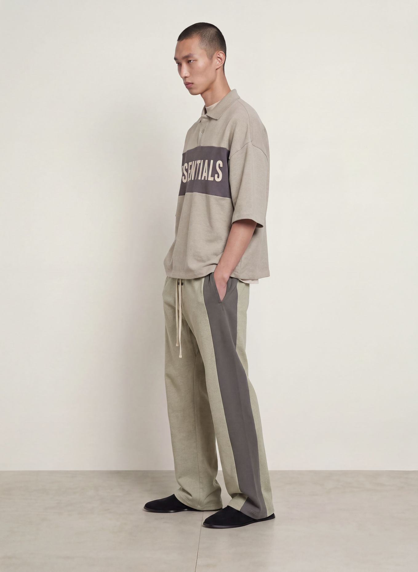 ESSENTIALS - FEAR OF GOD Sweatpants: GRAU / DUNKELGRAU