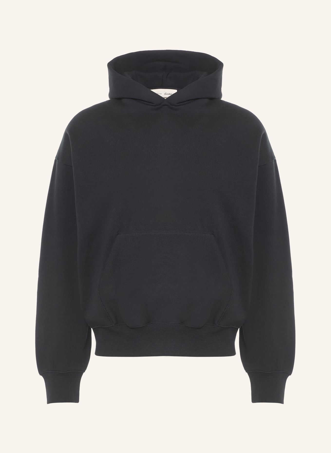 ESSENTIALS - FEAR OF GOD Hoodie: ZWART
