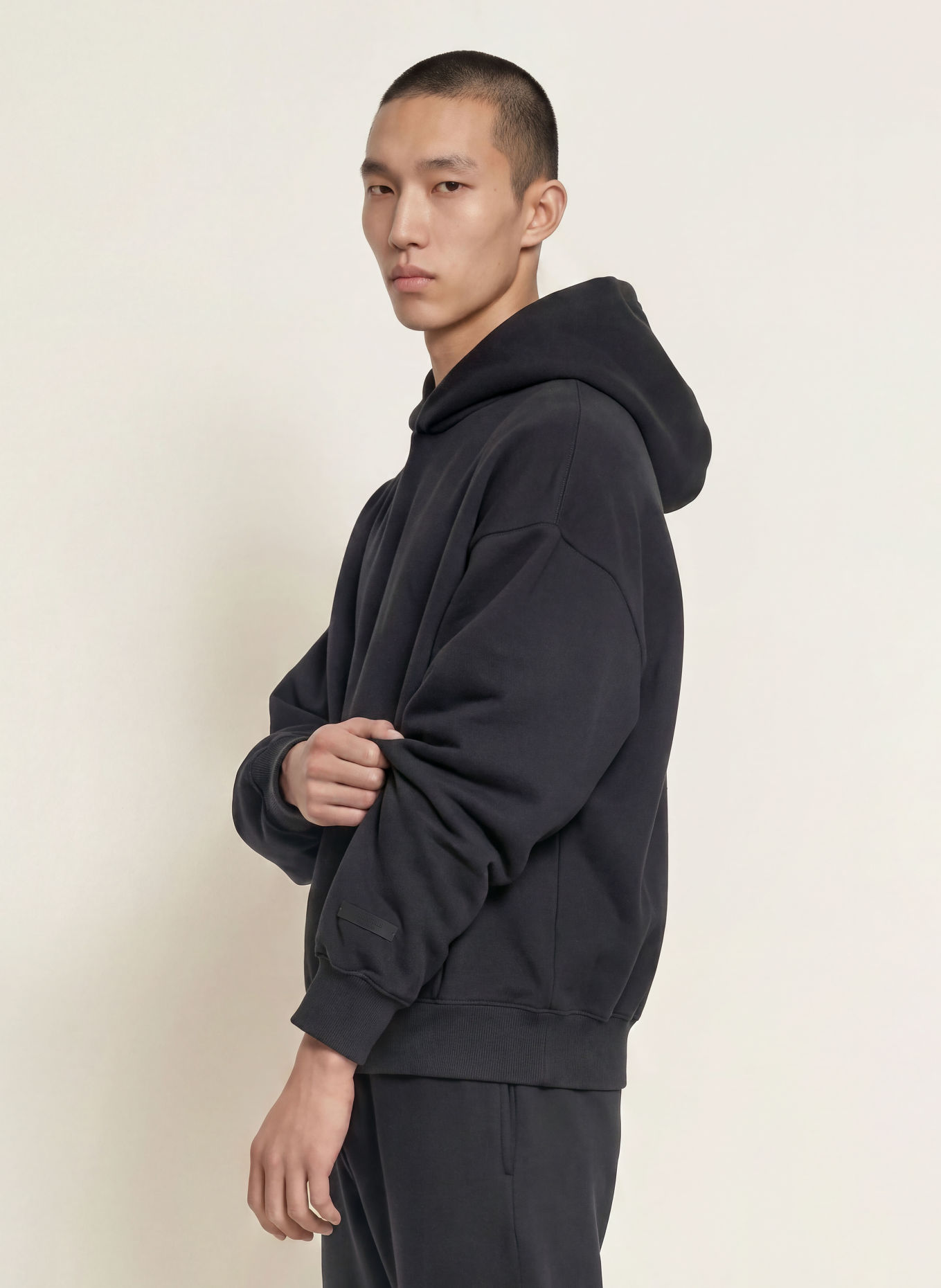 ESSENTIALS - FEAR OF GOD Hoodie: ZWART