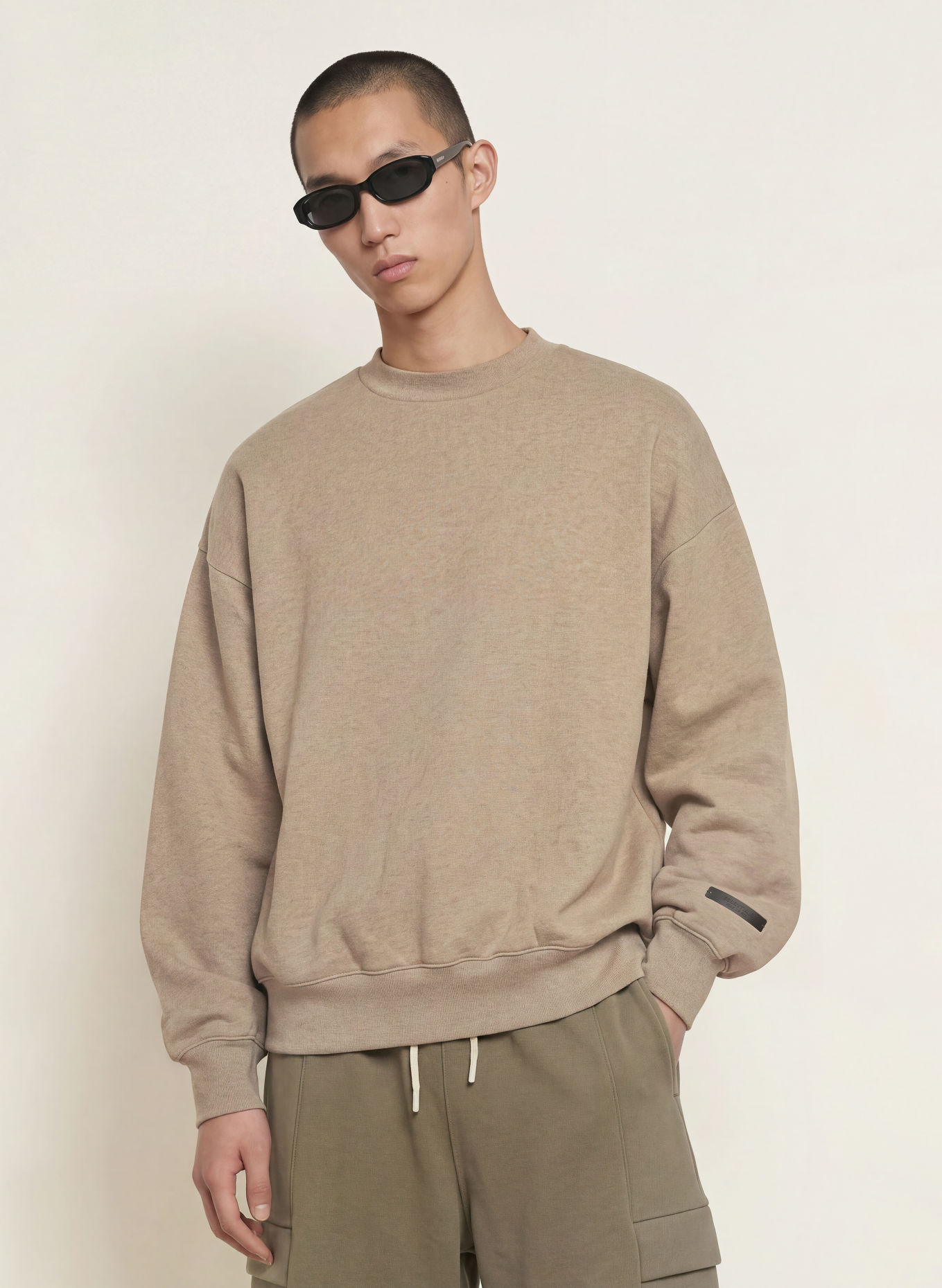 ESSENTIALS - FEAR OF GOD Sweatshirt: TAUPE