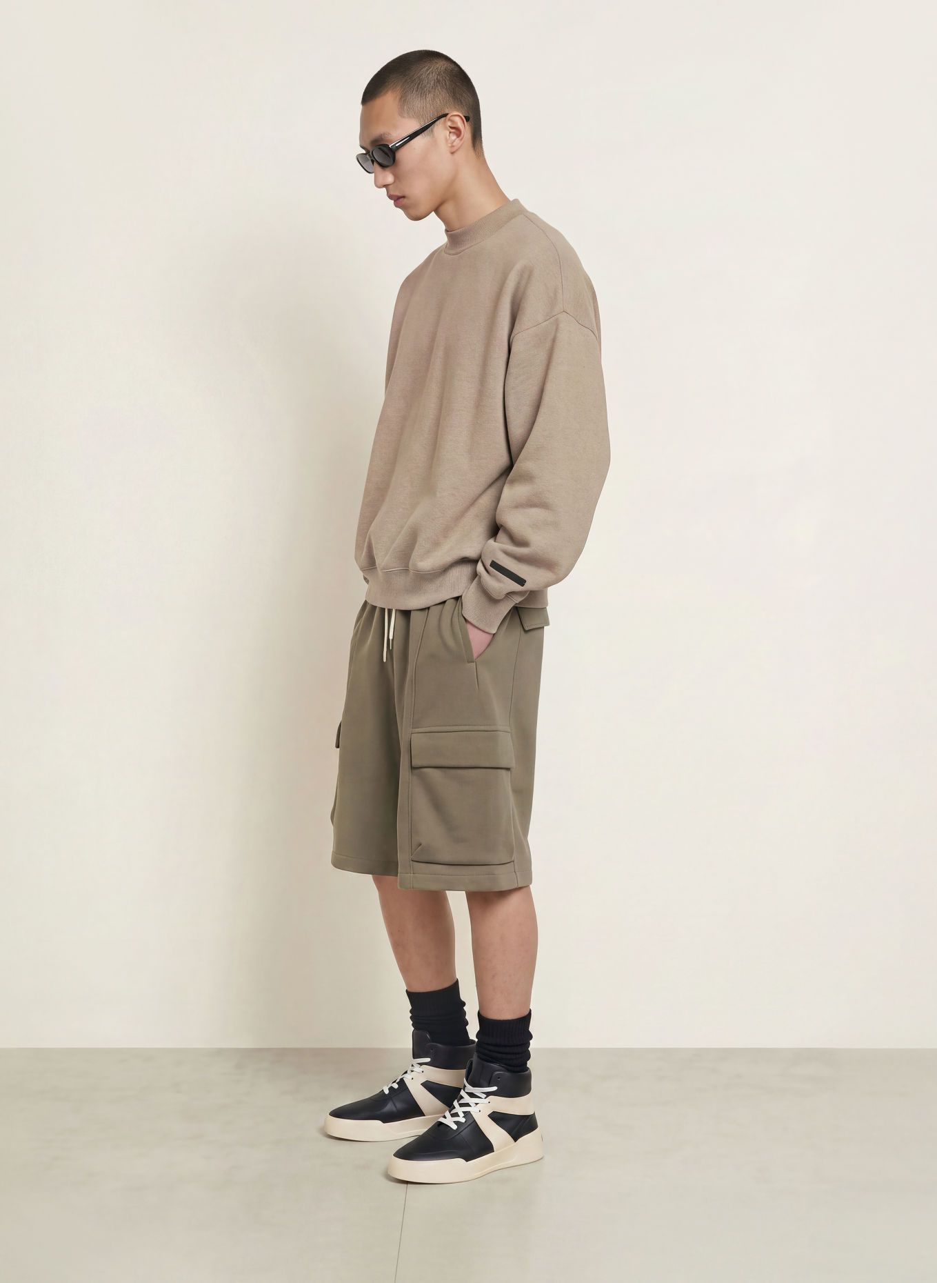 ESSENTIALS - FEAR OF GOD Sweatshirt: TAUPE