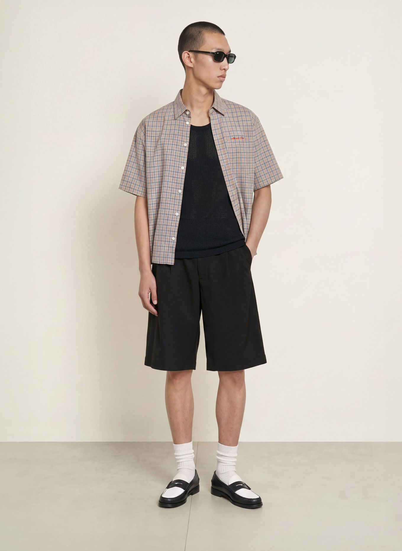 about:blank Gebreide top: ZWART