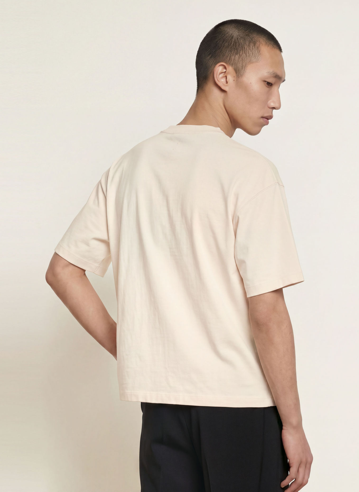 about:blank T-shirt: ECRU / KONJAK / RÖD