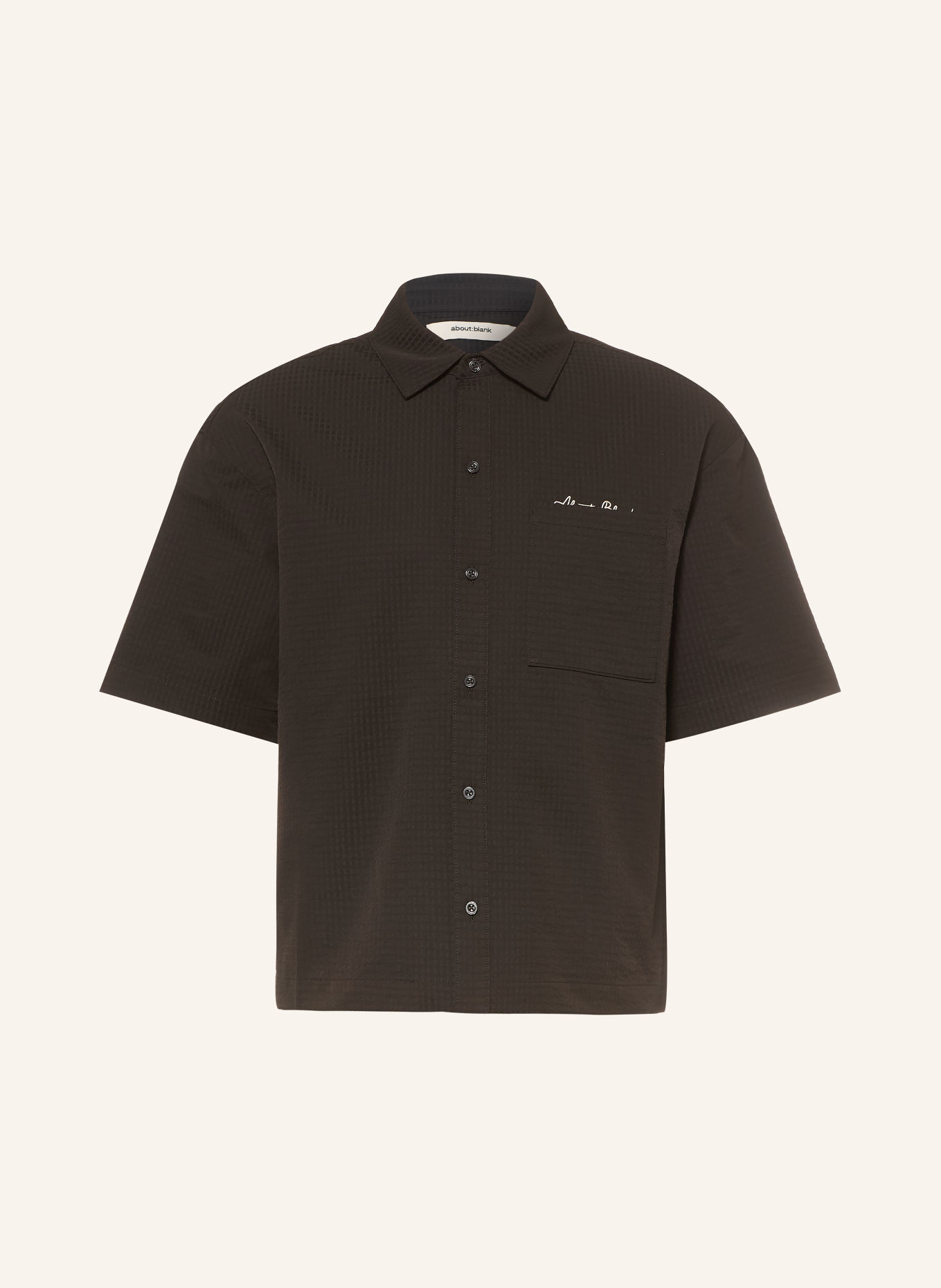 about:blank Short-sleeve shirt: BLACK