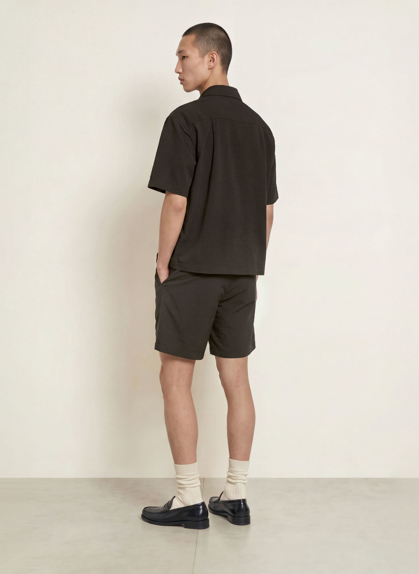 about:blank Short-sleeve shirt: BLACK
