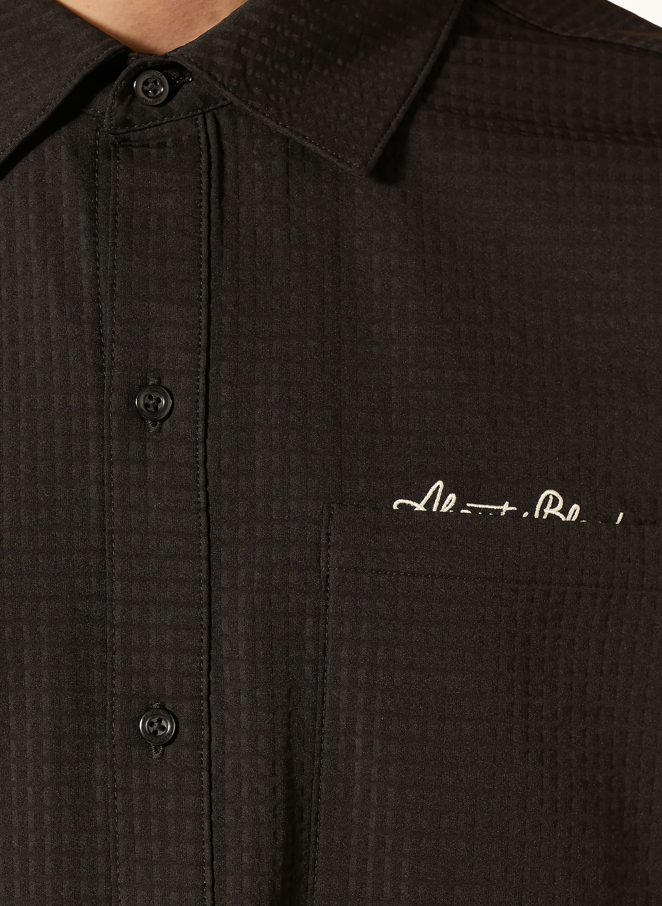 about:blank Short-sleeve shirt: BLACK