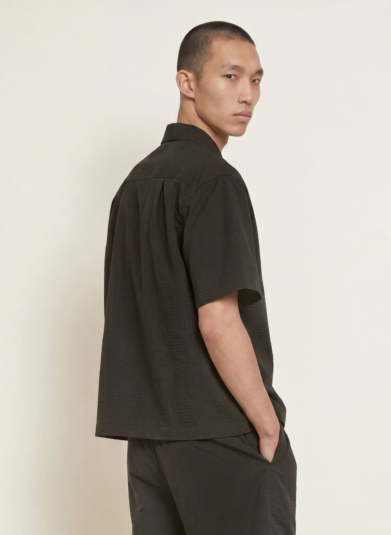 about:blank Short-sleeve shirt: BLACK