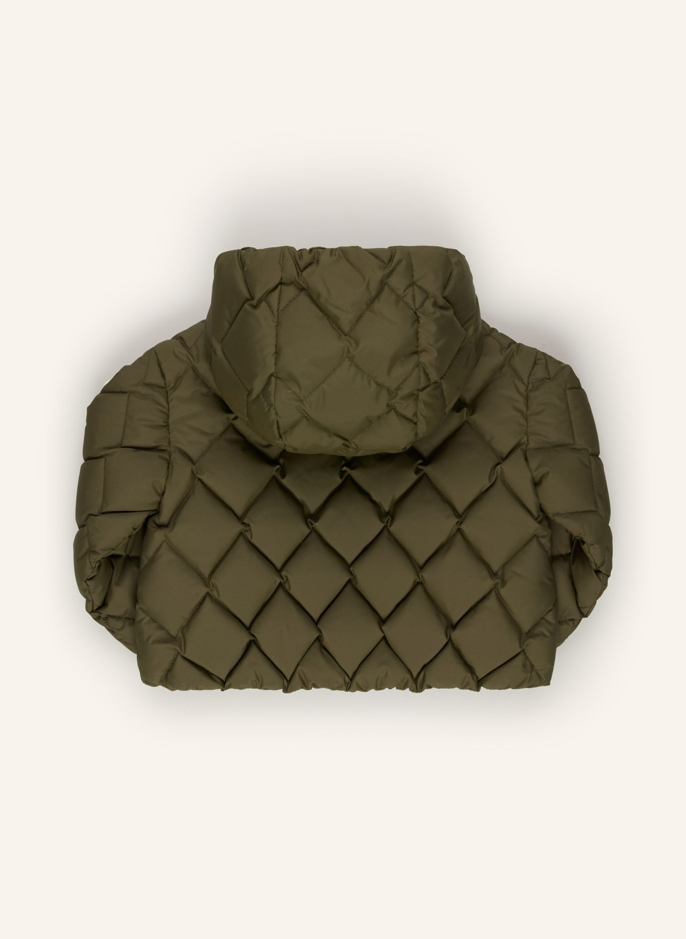 MONCLER enfant Jacheta din puf AVA: VERDE ÎNCHIS