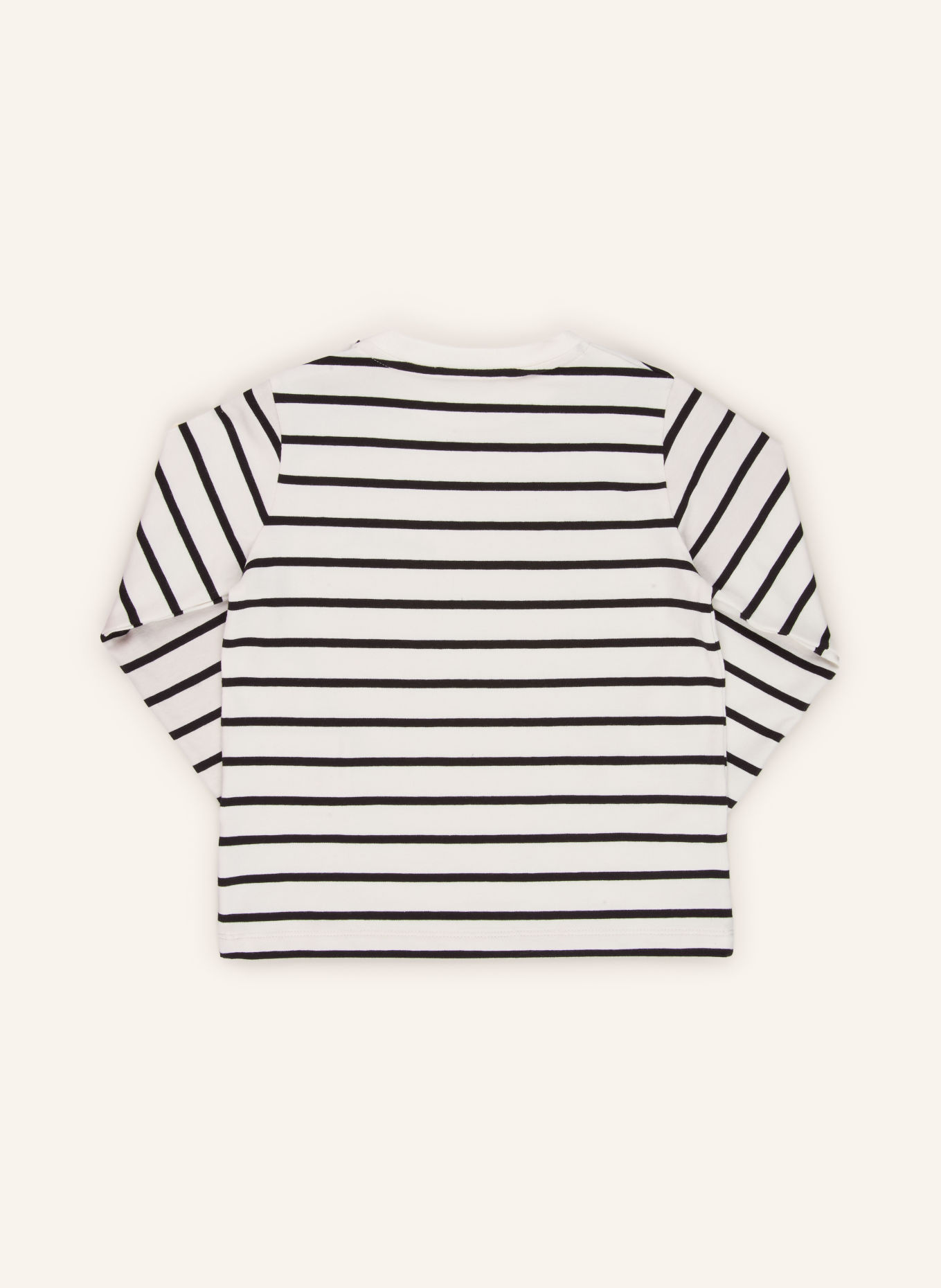 MONCLER enfant Tricouri cu mânecă lungă: ALB / NEGRU