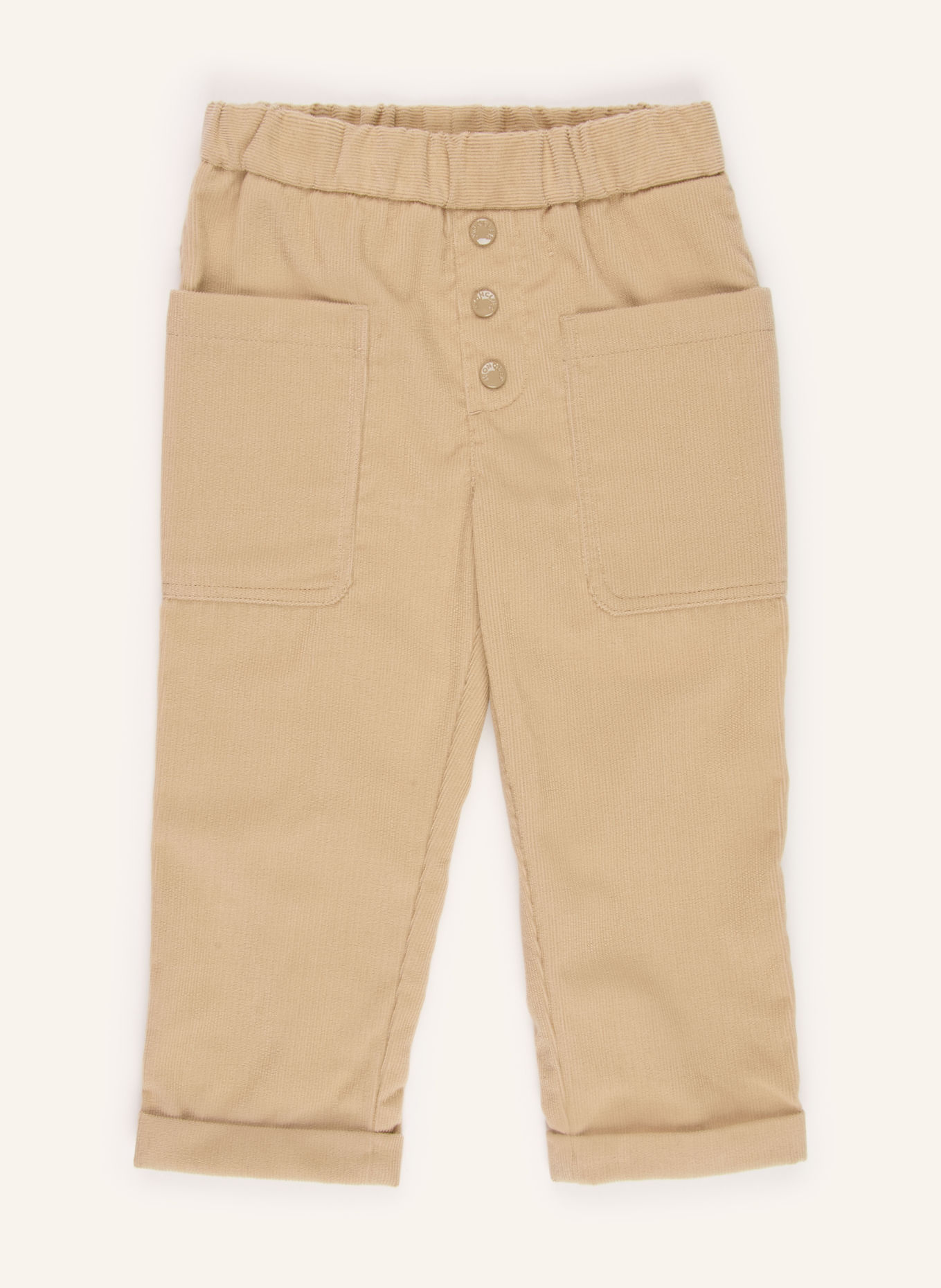 MONCLER enfant Pantaloni din velur: MARO DESCHIS