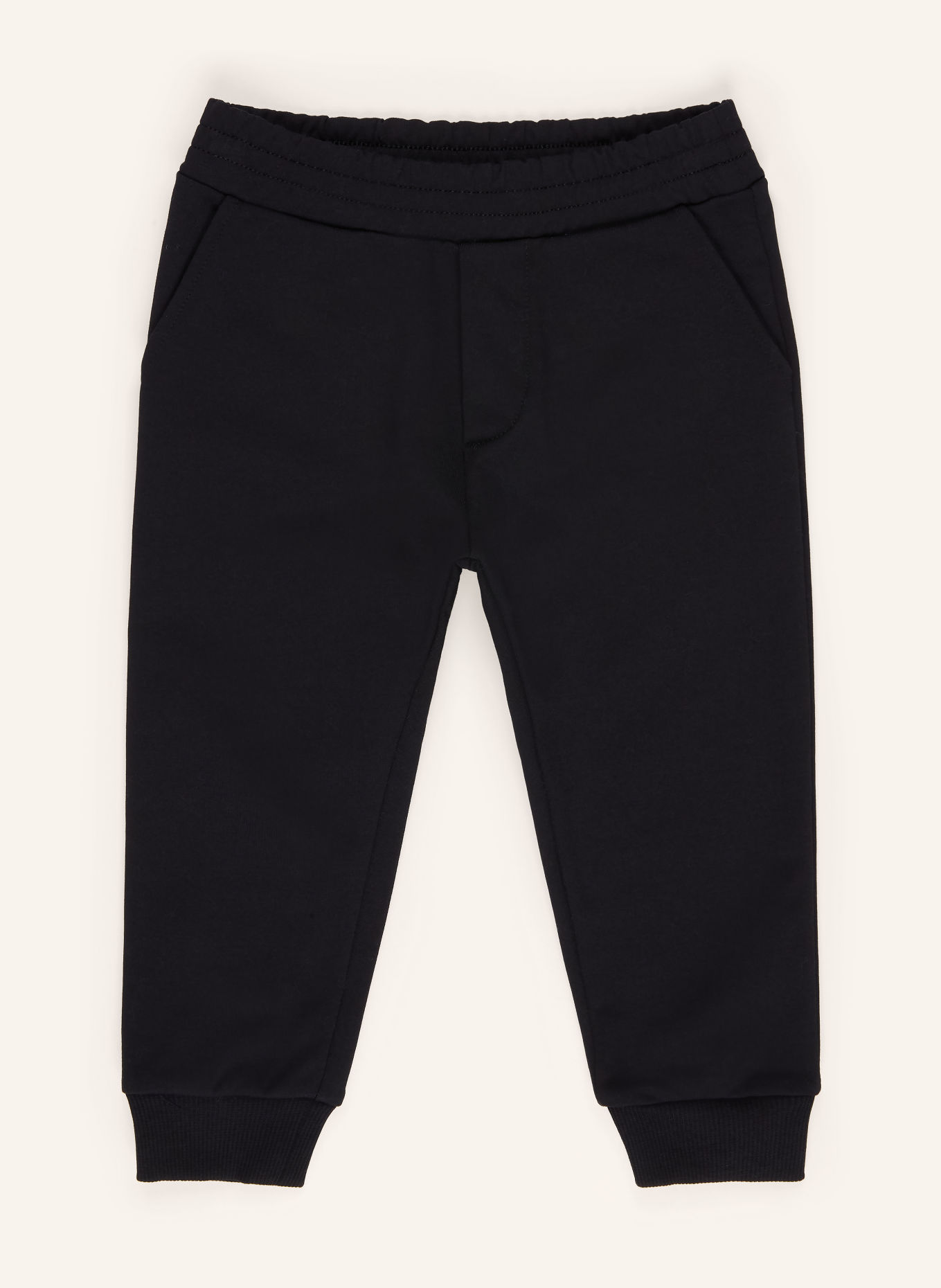 MONCLER enfant Set: hanorac și pantaloni de trening: ALB / NEGRU