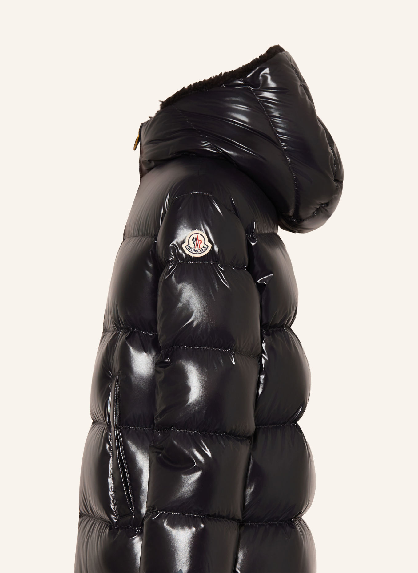 MONCLER enfant Daunenmantel GANEVRY: SCHWARZ
